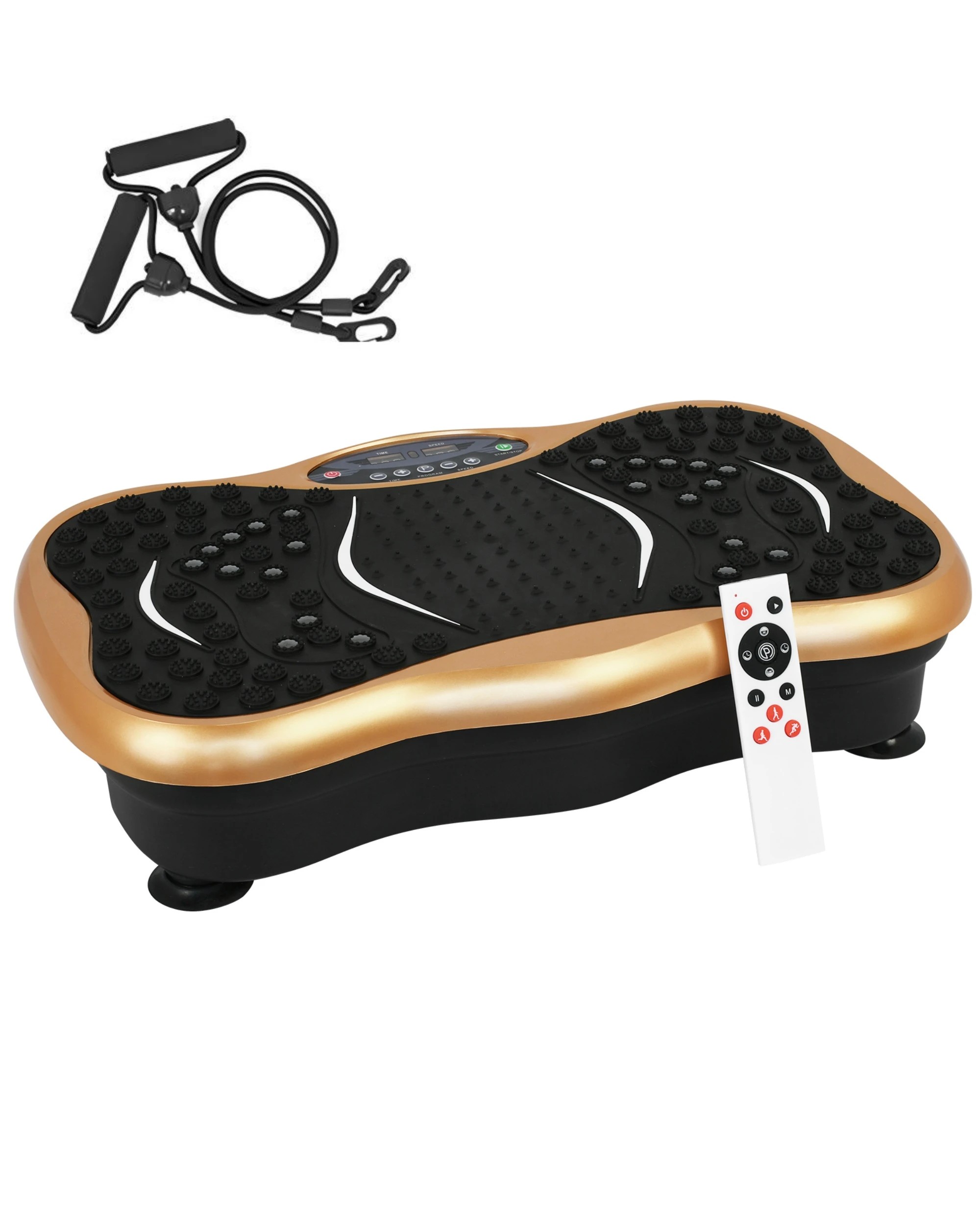 1 Advwin Vibration Plate Exercise Machine Home Gym Fitness Gold, 1 of 6