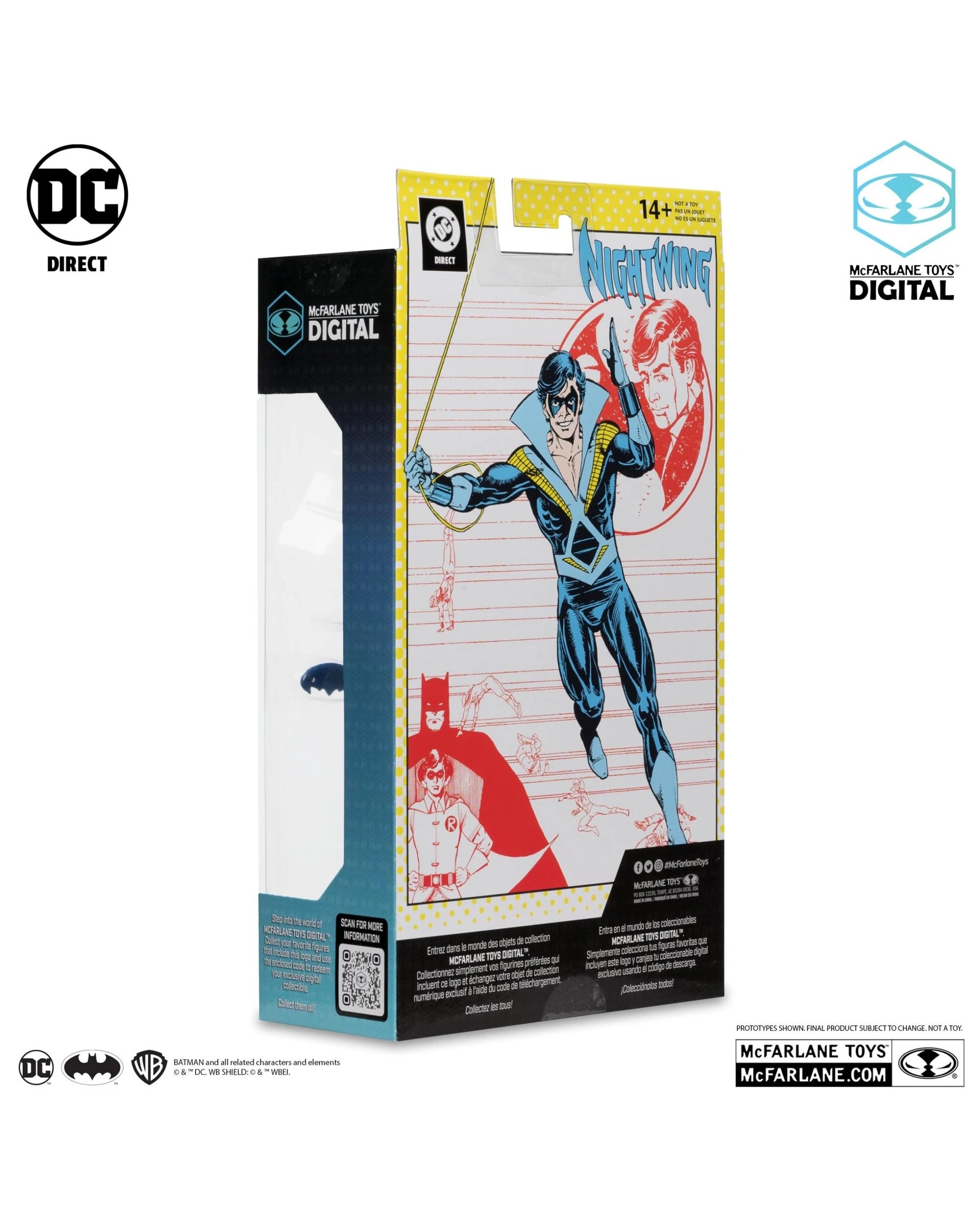 9 McFarlane Digital DC Direct Nightwing Silver Age 7 inch Figure, 9 of 9