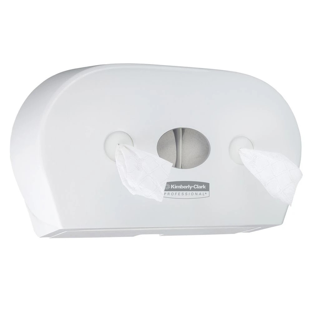 3 Kimberly Clark Aquarius Mini Twin Roll Toilet Paper Dispenser, 3 of 5