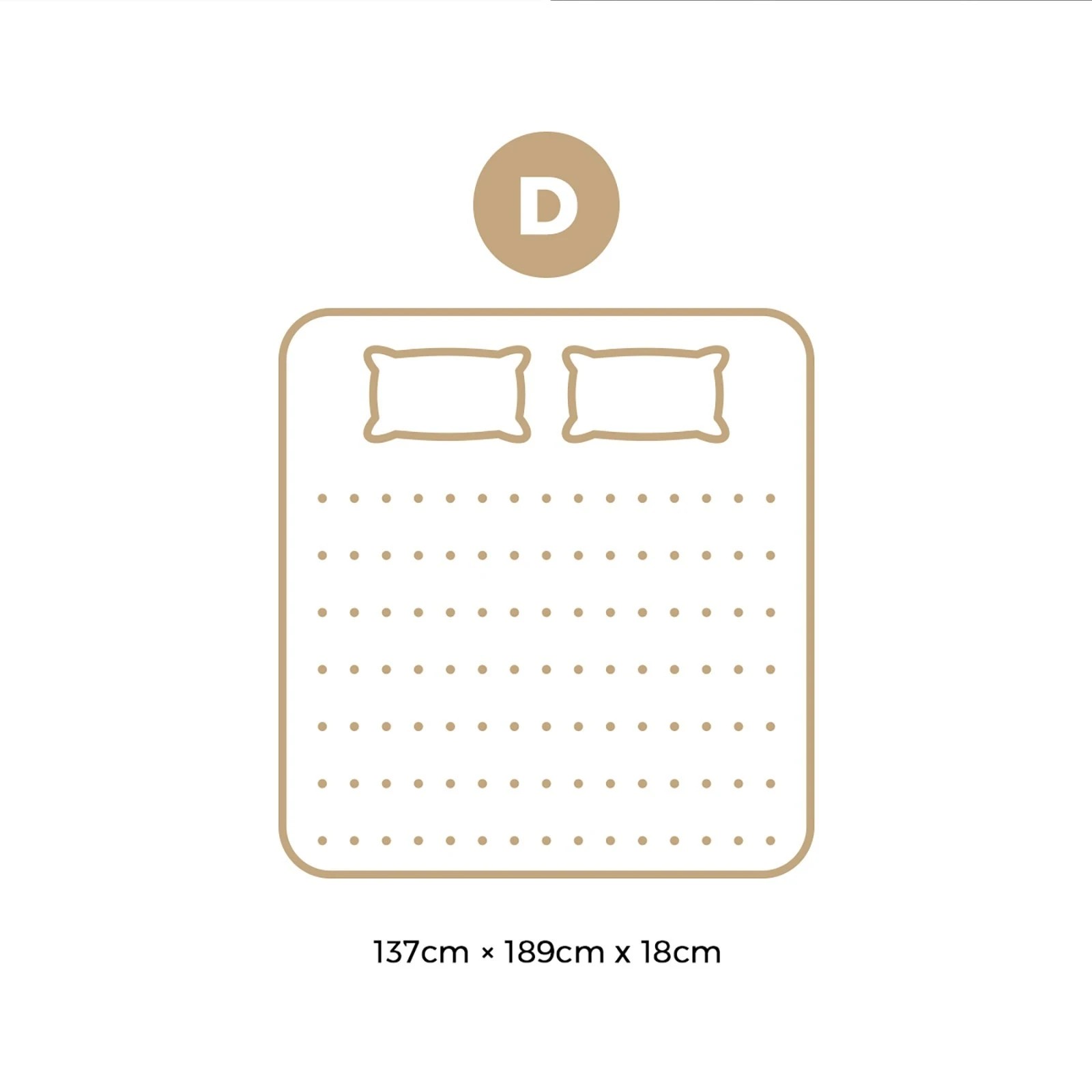 4 Bedra Bedding Mattress Luxury Bed Bonnell Spring Foam Medium 18cm Double
 - Multi, 4 of 10