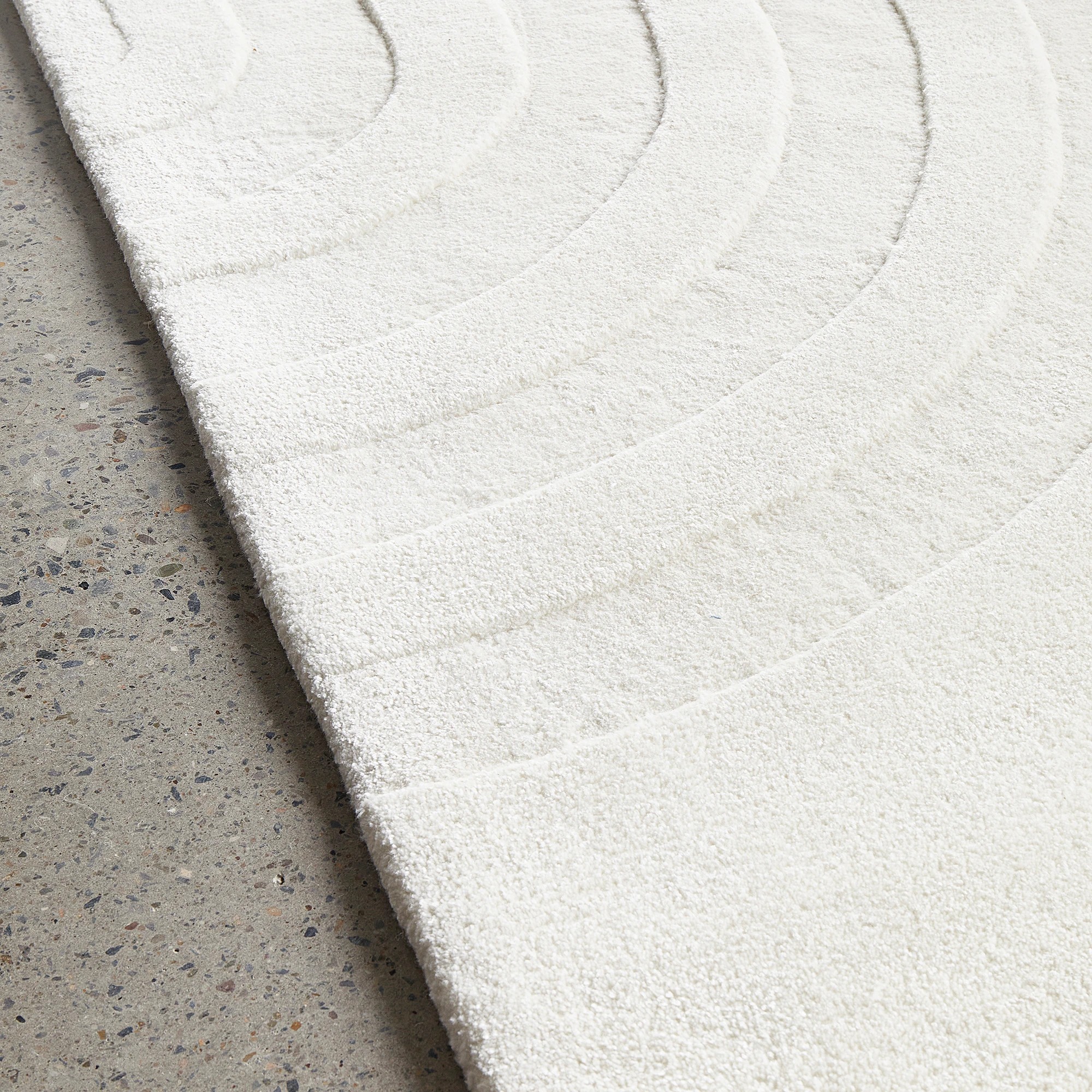 6 Common Ground Rugs Lumina Trail 290x200cm - Large Wool & Cotton Rug - Natural, 6 of 7