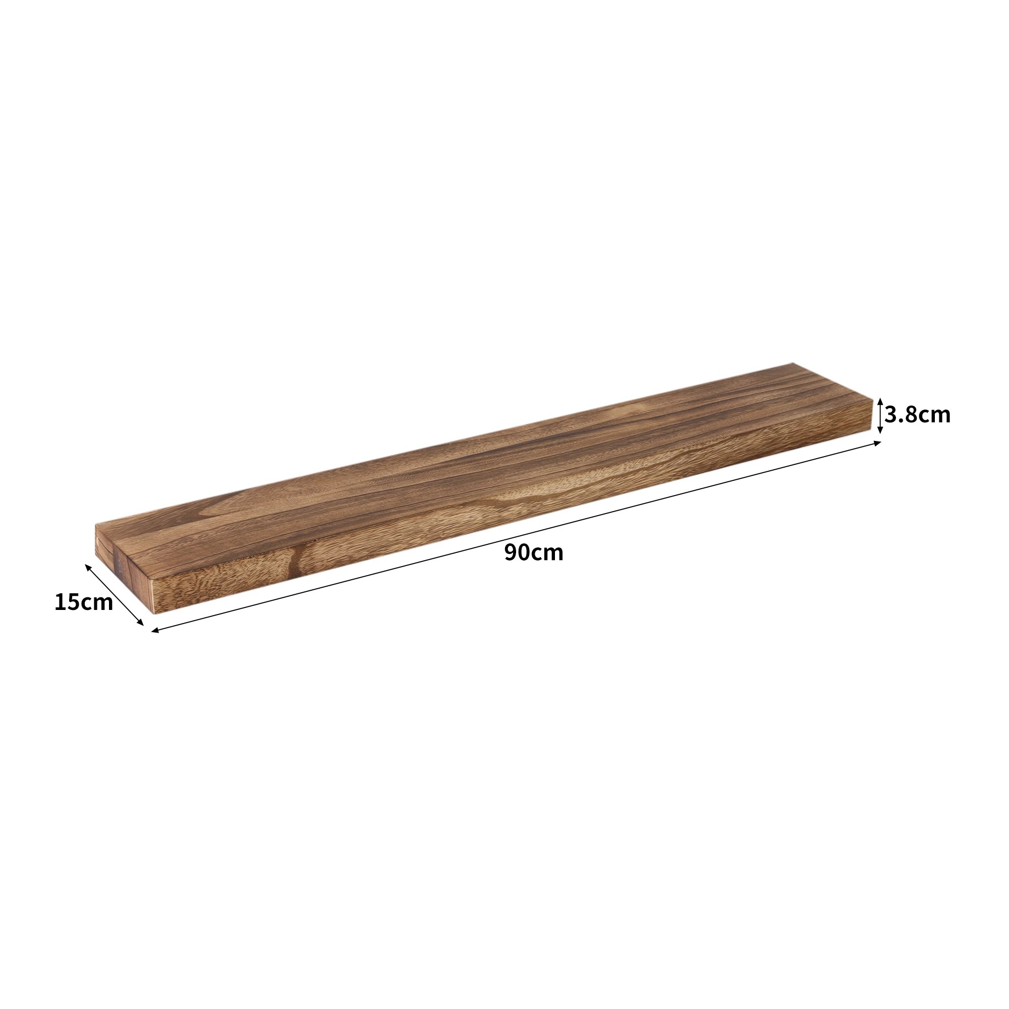 3 Levede 2 Pc Large Floating Shelf, 3 of 6
