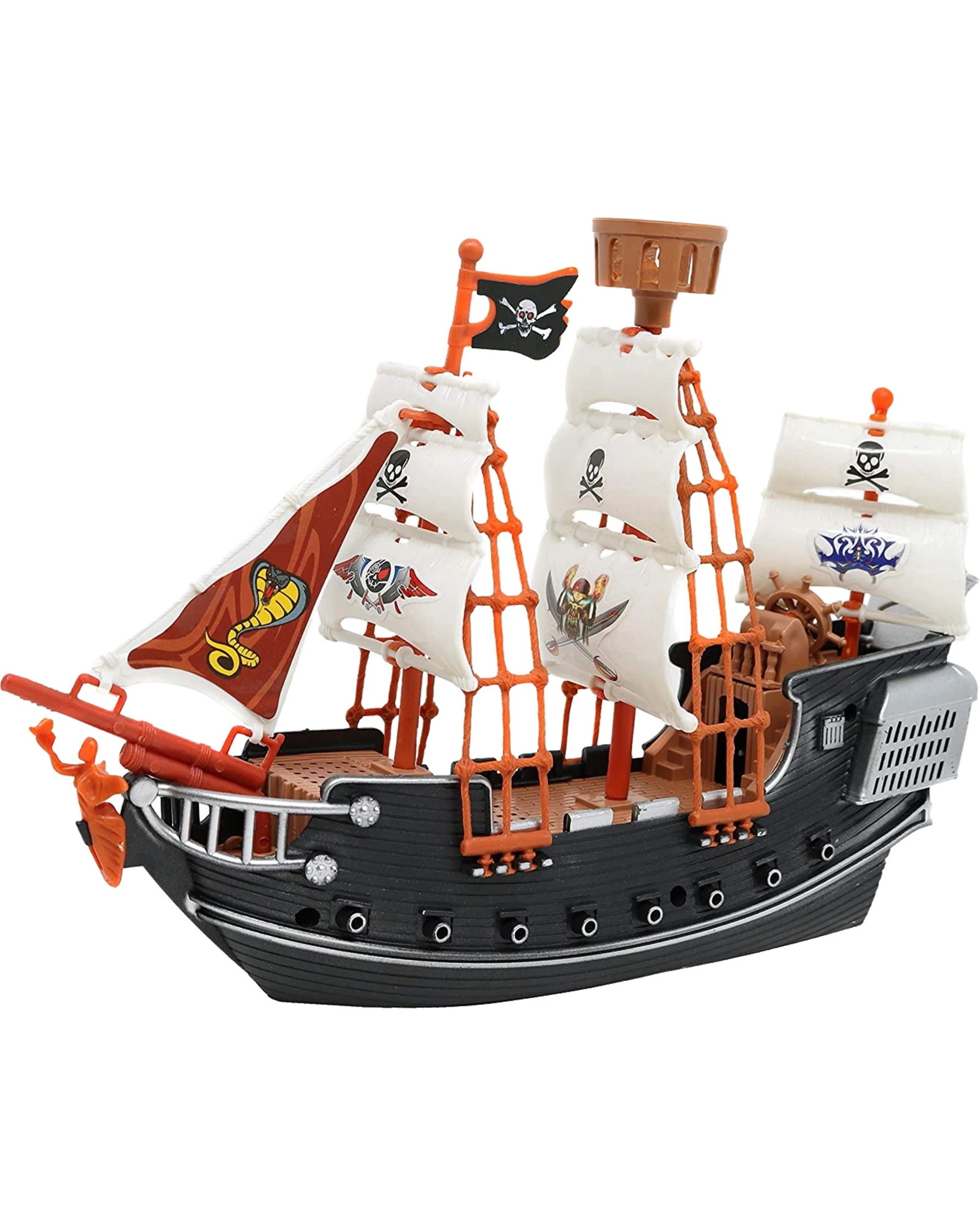 1 RI Novelty Detailed Toy Pirate Ship - Multi, 1 of 2