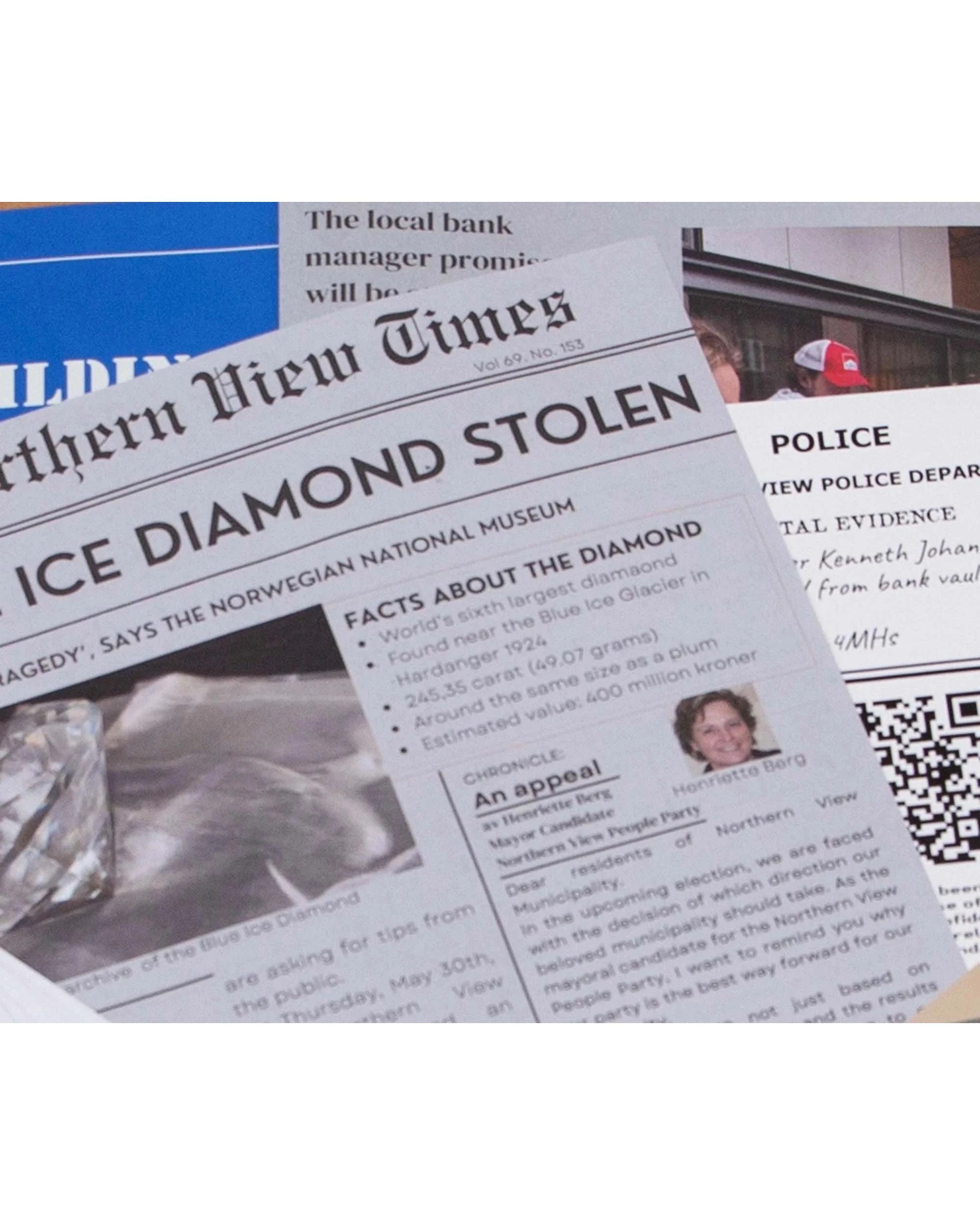 4 Detective for a Day The Bank Heist Murder Mystery Game, 4 of 4