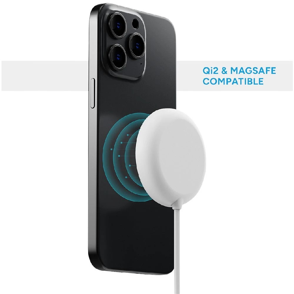 4 Comsol Qi2 Magnetic Charging Pad White, 4 of 6