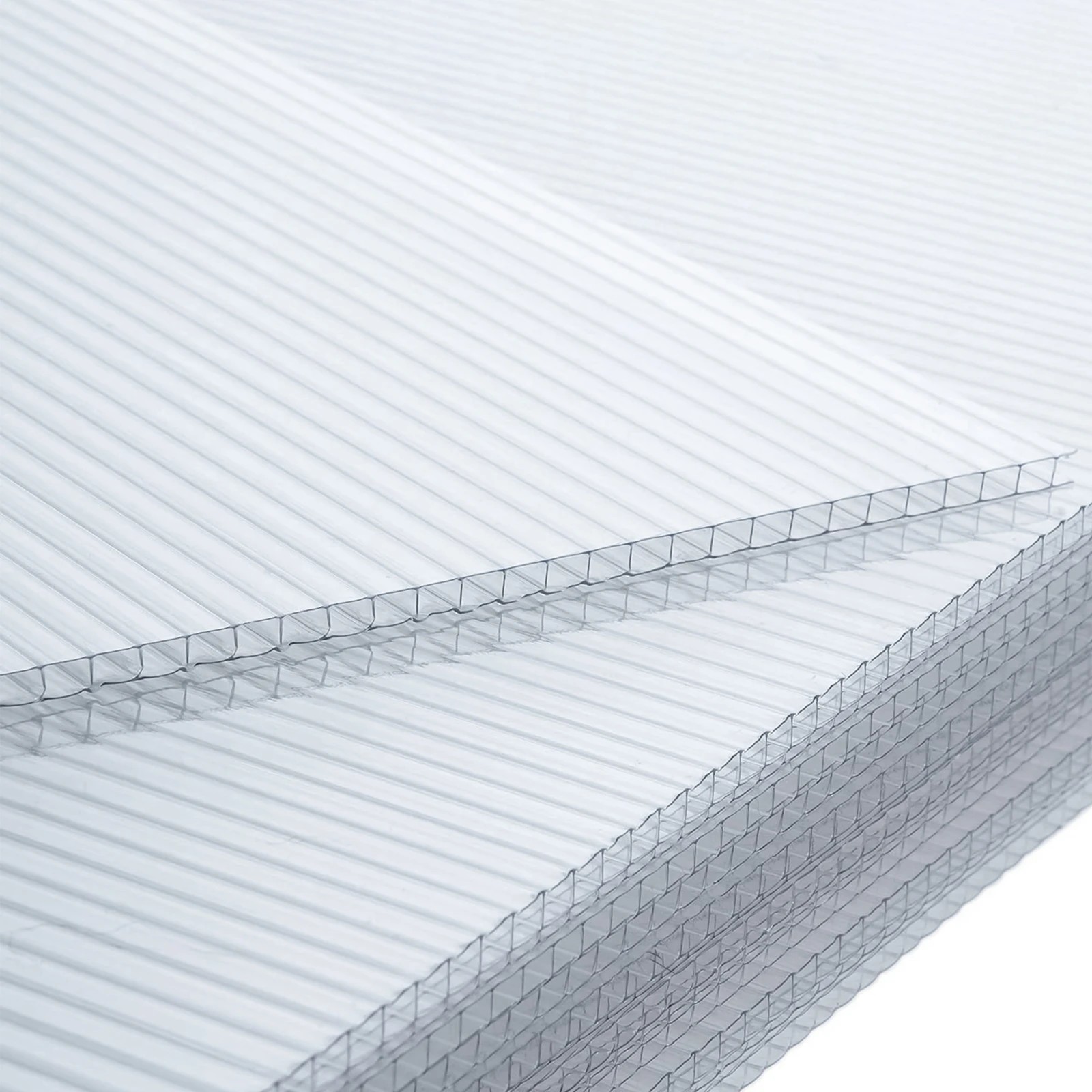 7 Alfordson Greenhouse Aluminium Polycarbonate Garden Storage Shed 1.9x2.5x1.8M - White, 7 of 7