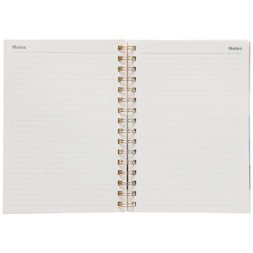 5 Otto A5 Week to View Undated Diary Stripe, 5 of 6