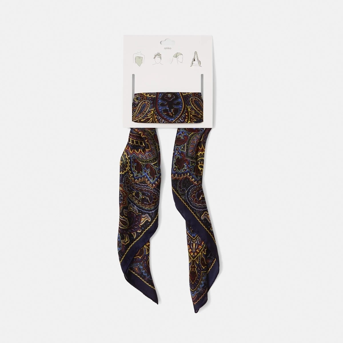 5 Hair Scarf - Paisley, 5 of 6