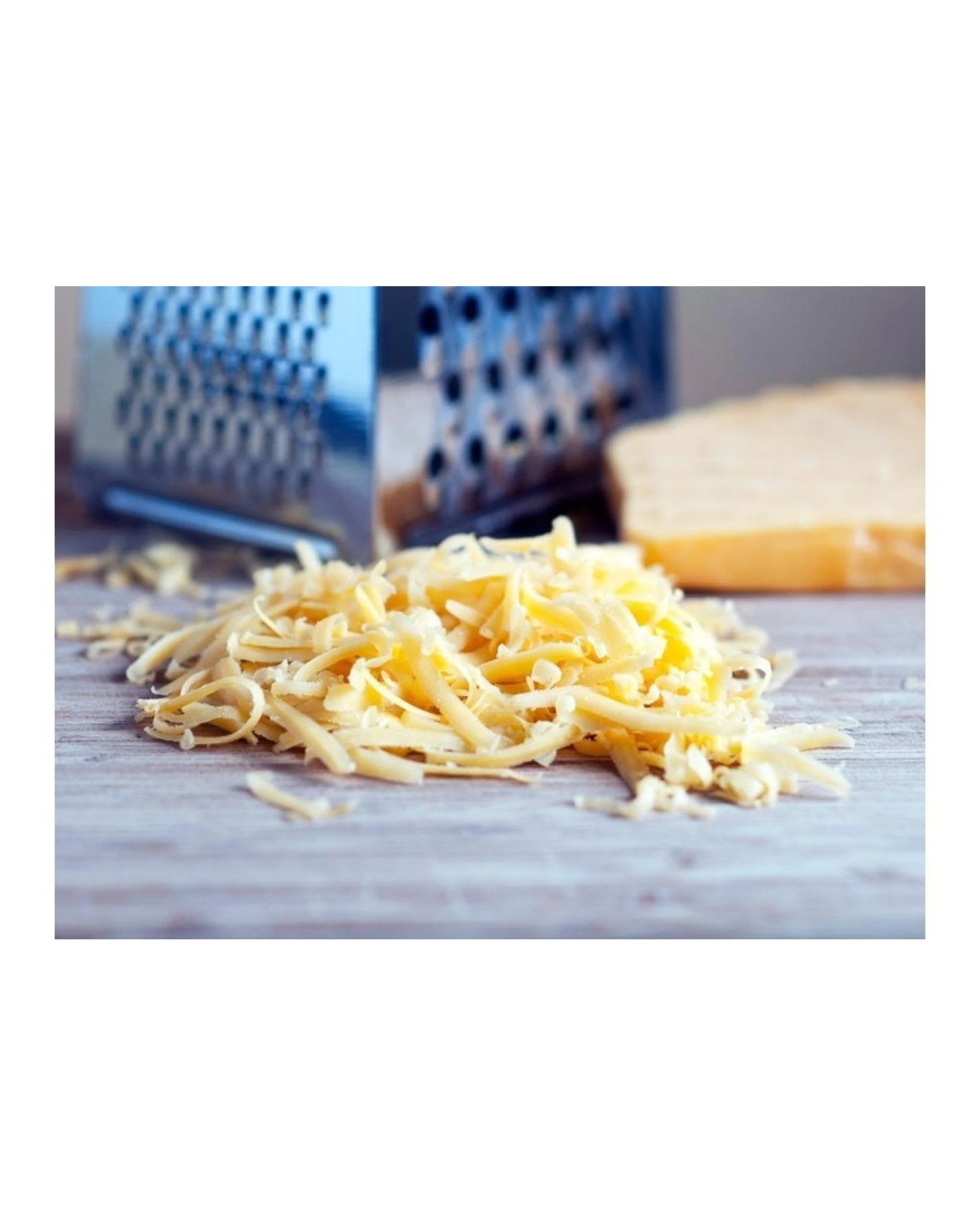 6 Cuisena 4-Sided Stainless Steel Box Grater with White Handle for Cheese and Vegetables - Silver, 6 of 6