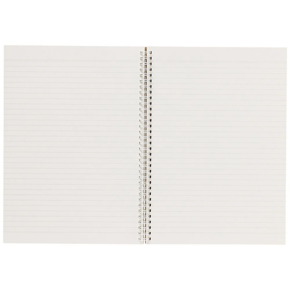 2 Otto A4 Spiral Notebook Striped Green 200 Page, 2 of 2