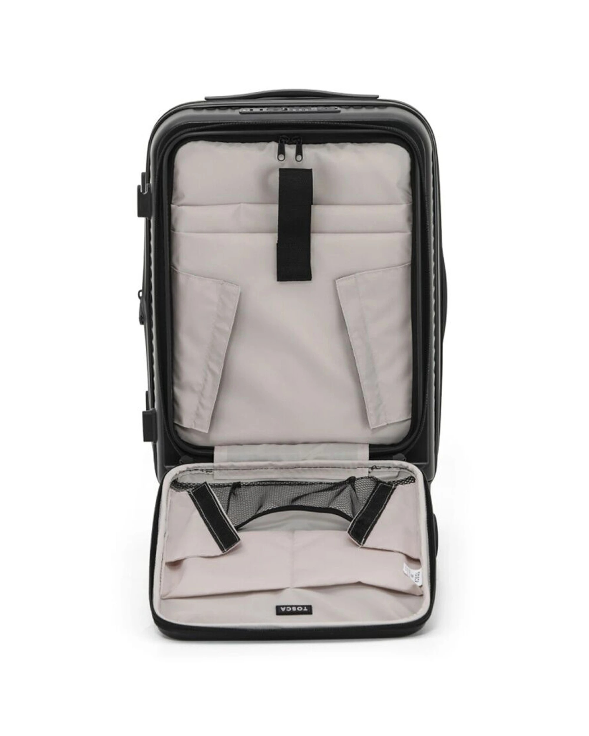 4 Tosca 3Pc Zen Travel Suitcases/Luggage Set With Wheels & Combination Lock - Black, 4 of 7