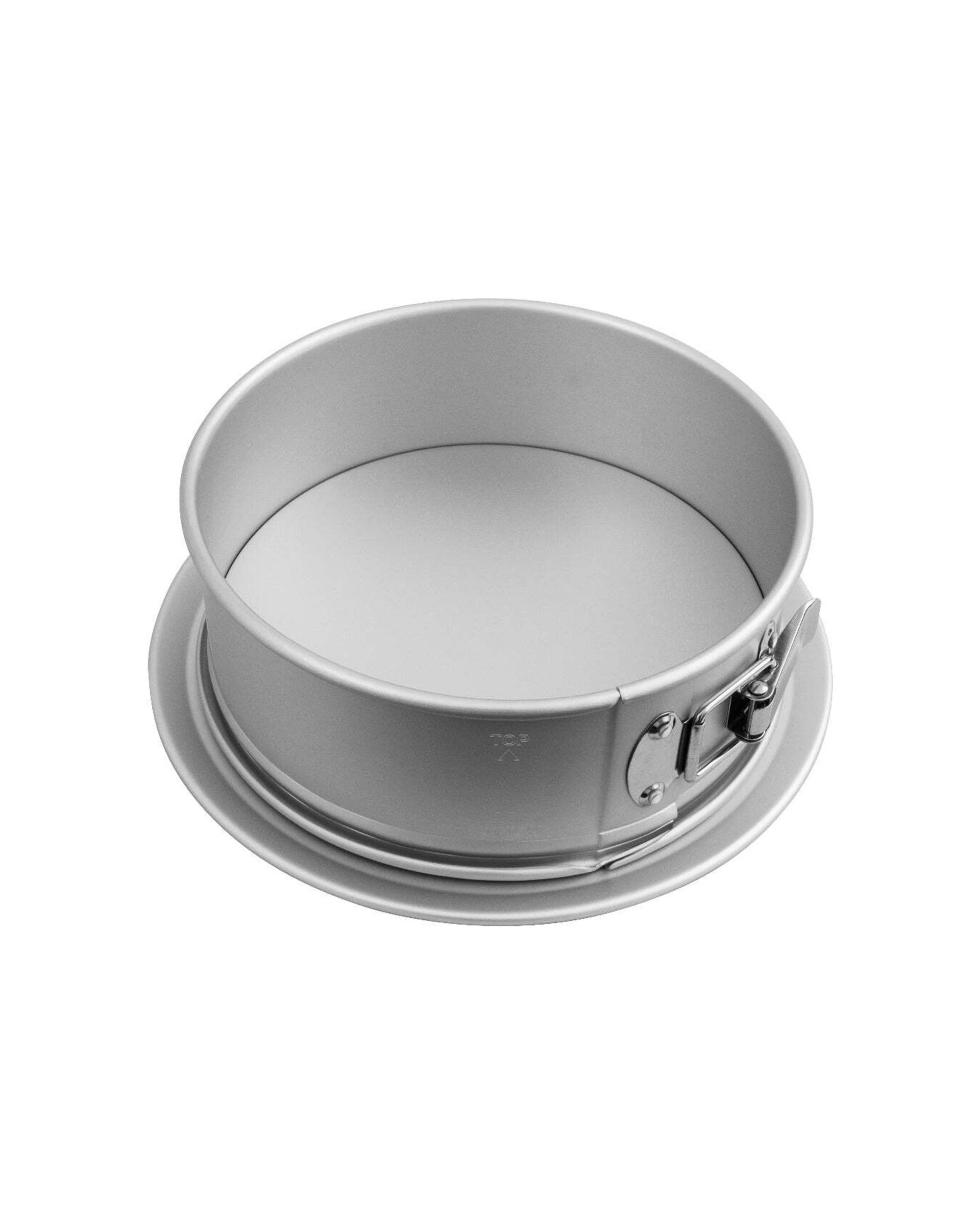 1 Bakemaster Anodised Aluminium 22cm Round Springform Pan Lightweight PFOA - Silver, 1 of 1