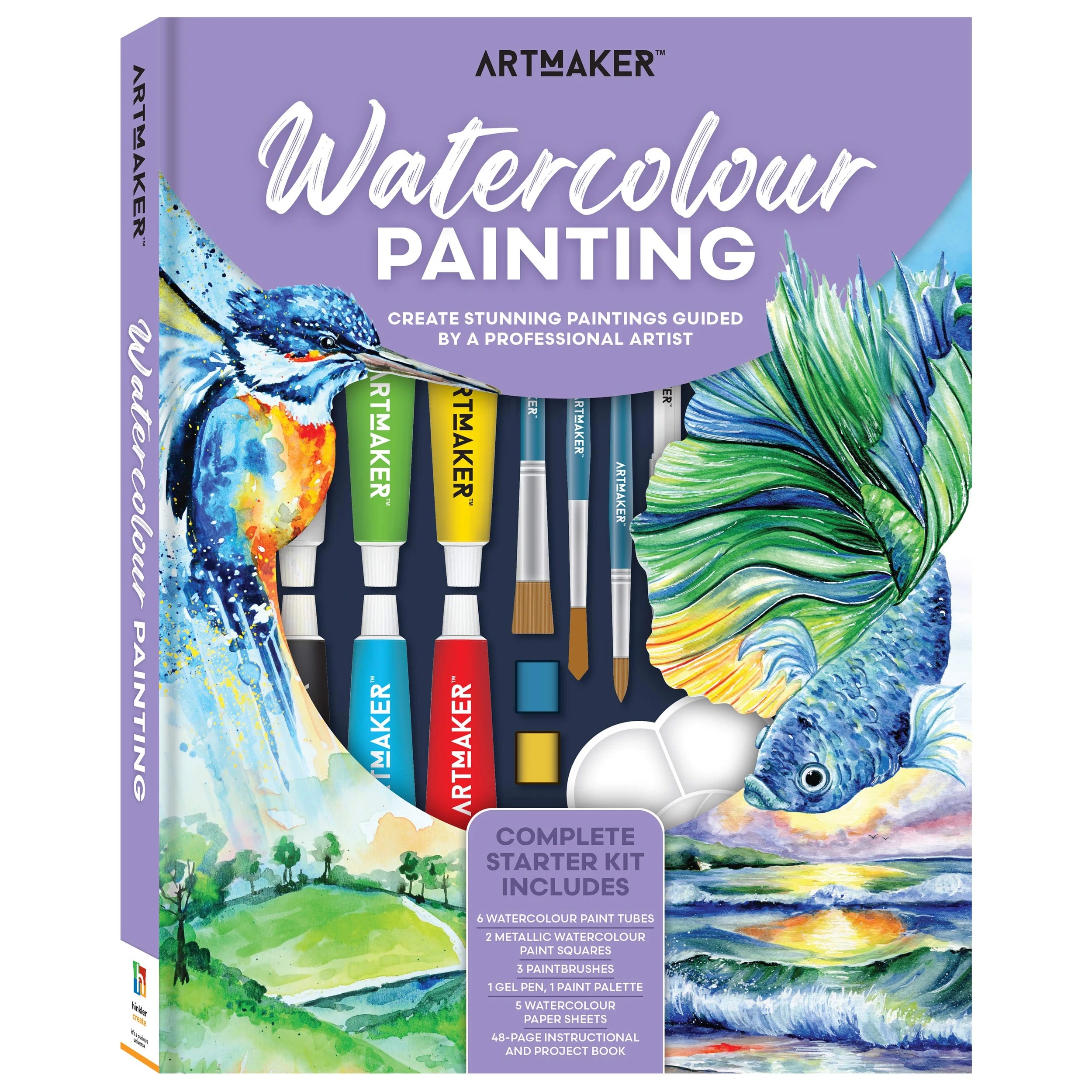 1 Art Maker Watercolour Painting  - Book, 1 of 6