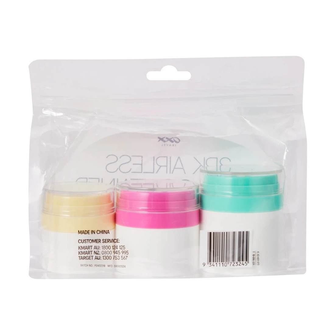 6 OXX Travel 3 Pack Airless Pump Containers, 6 of 6