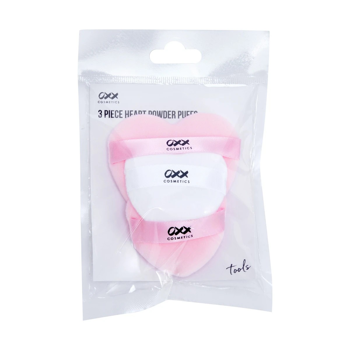 1 OXX Cosmetics 3 Piece Heart Powder Puffs, 1 of 7