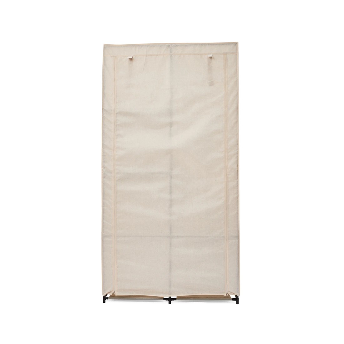 6 Linen Look Covered Wardrobe - Beige, 6 of 9