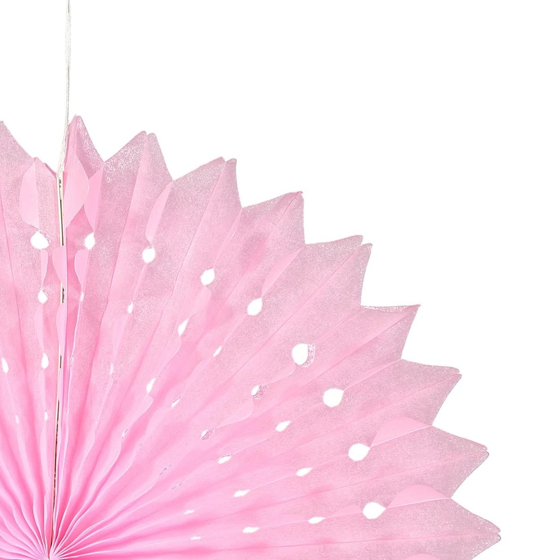 6 3 Pack Pink Paper Fan Decorations, 6 of 9