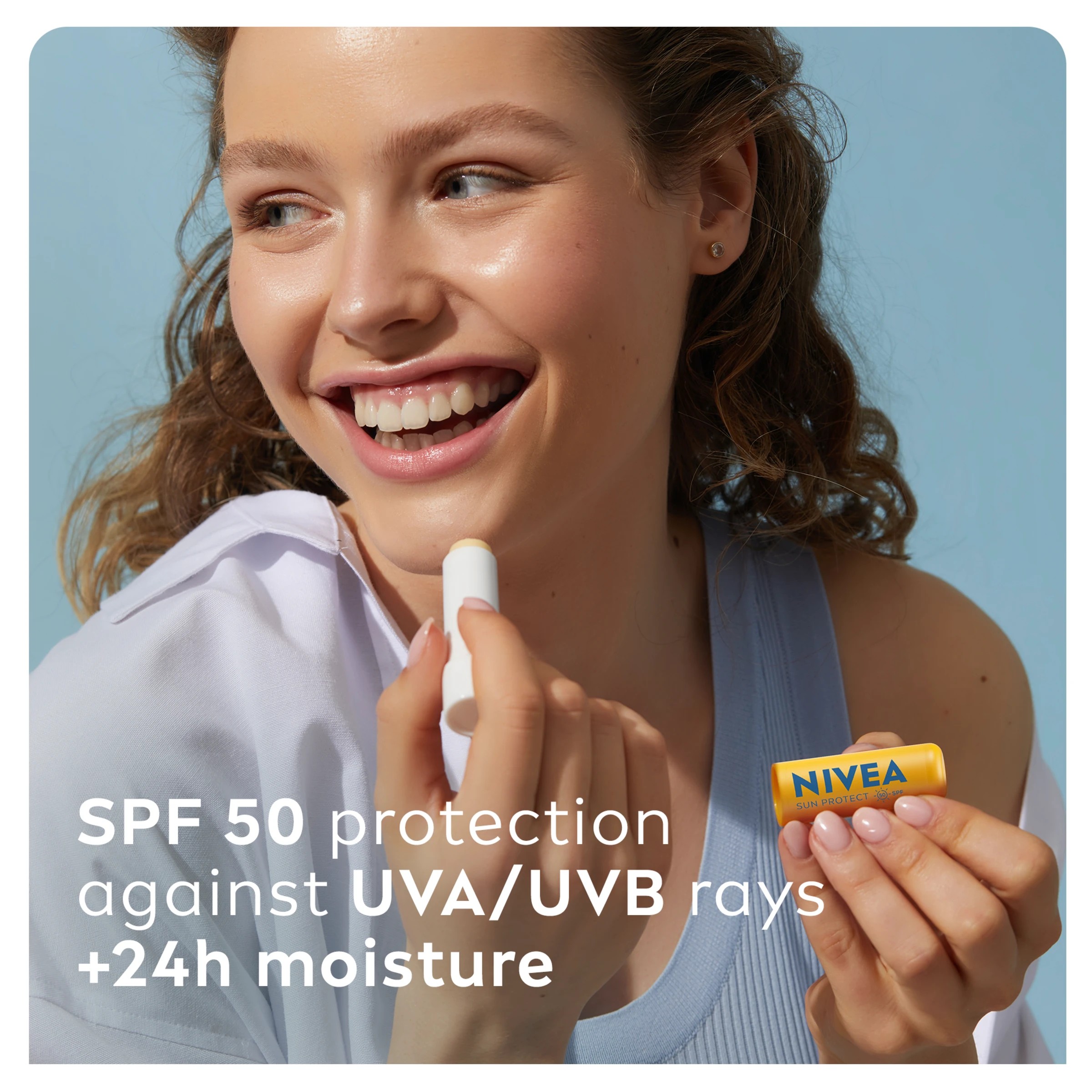 8 Nivea Ultra Care and Protection SPF 50 Lip Balm 4.8g, 8 of 9