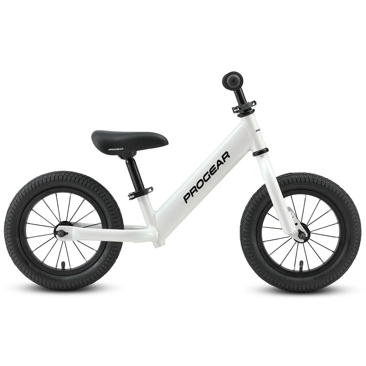 2 Progear DuraLite Kids Balance Bike 12" - Pearl White, 2 of 4