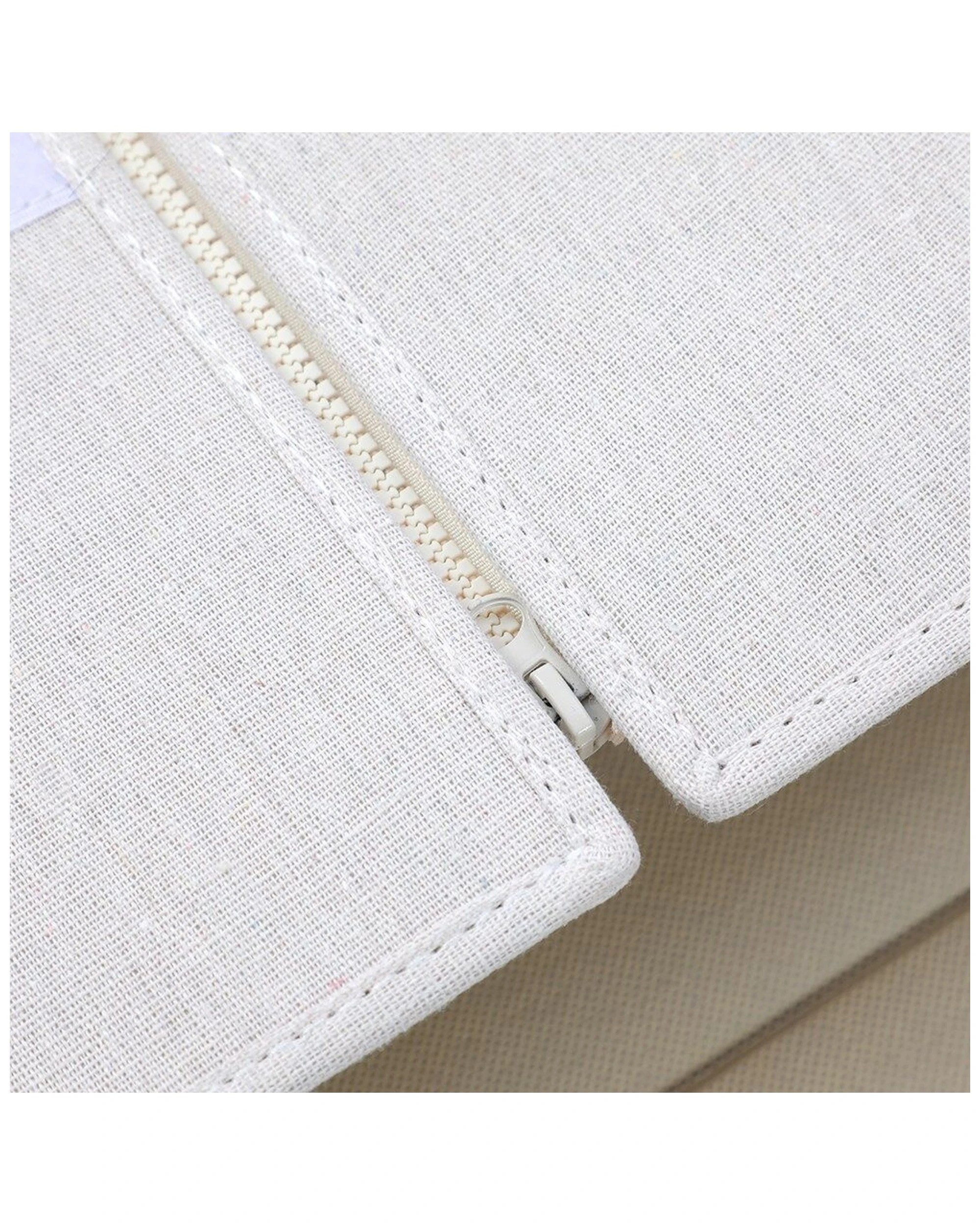 9 Boxsweden Kloset Linen Foldable Storage Box For Bed Sheets 38x32x11cm - Lightweight Durable Storage
 - White, 9 of 9