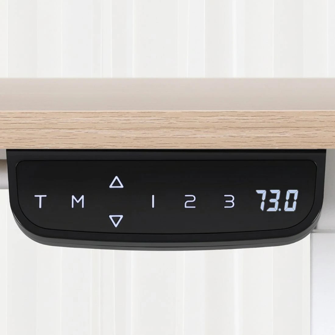 4 Artiss Standing Desk Sit Stand Touch Control Electric Oak 140CM - Brown, 4 of 8