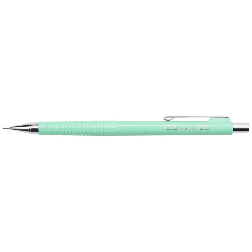 1 Sakura 125 Cushioned Mechanical Pencil 0.5mm Pastel Green, 1 of 2