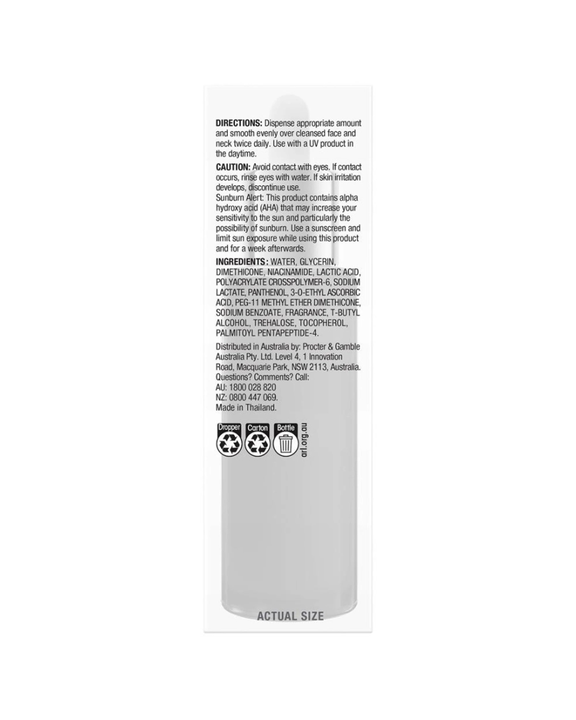 5 Olay 2PK Serum Regenerist Antioxidant Vitamin B3 C E Smoother Stronger Skin - Clear, 5 of 5