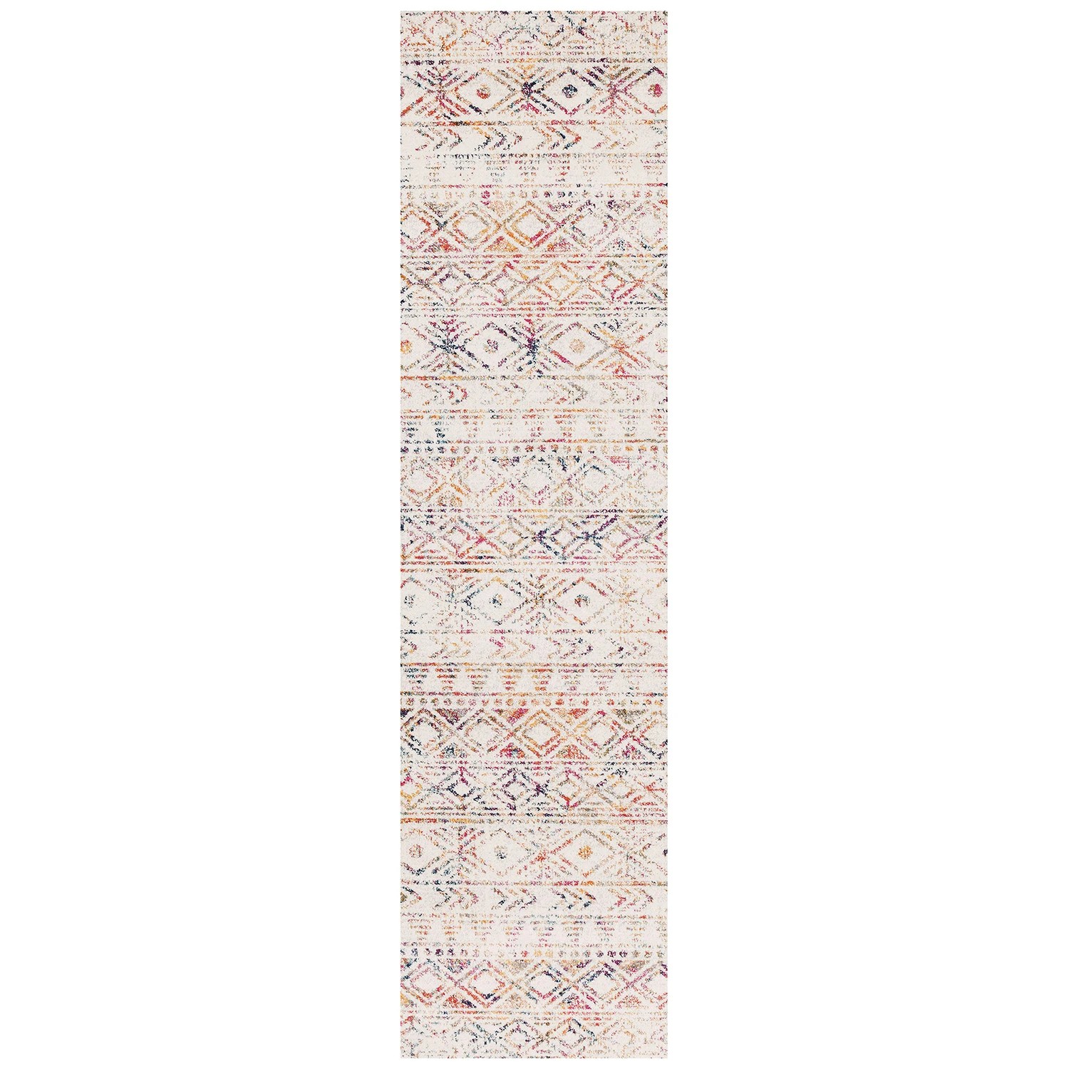 2 Common Ground Rugs Bluebay 456 300x80cm - Medium Runner Power Loomed Pet Friendly Rug - Natural, 2 of 6