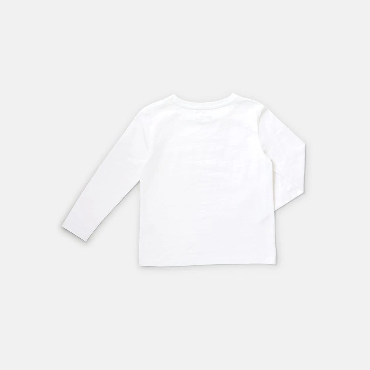8 Long Sleeve Plain T-shirt White, 8 of 8