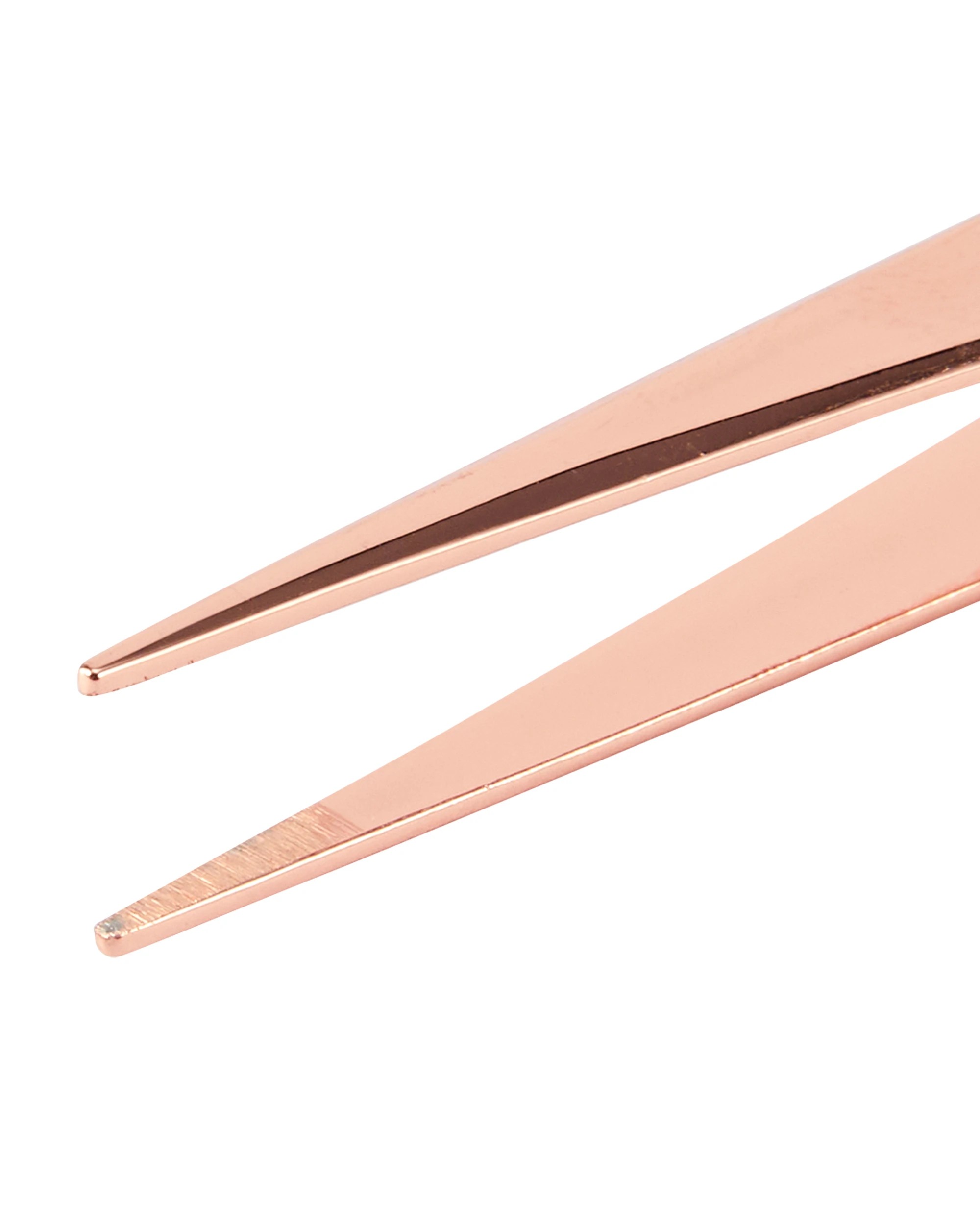 3 OXX Cosmetics Tweezer Trio Set - Rose Gold Look, 3 of 6