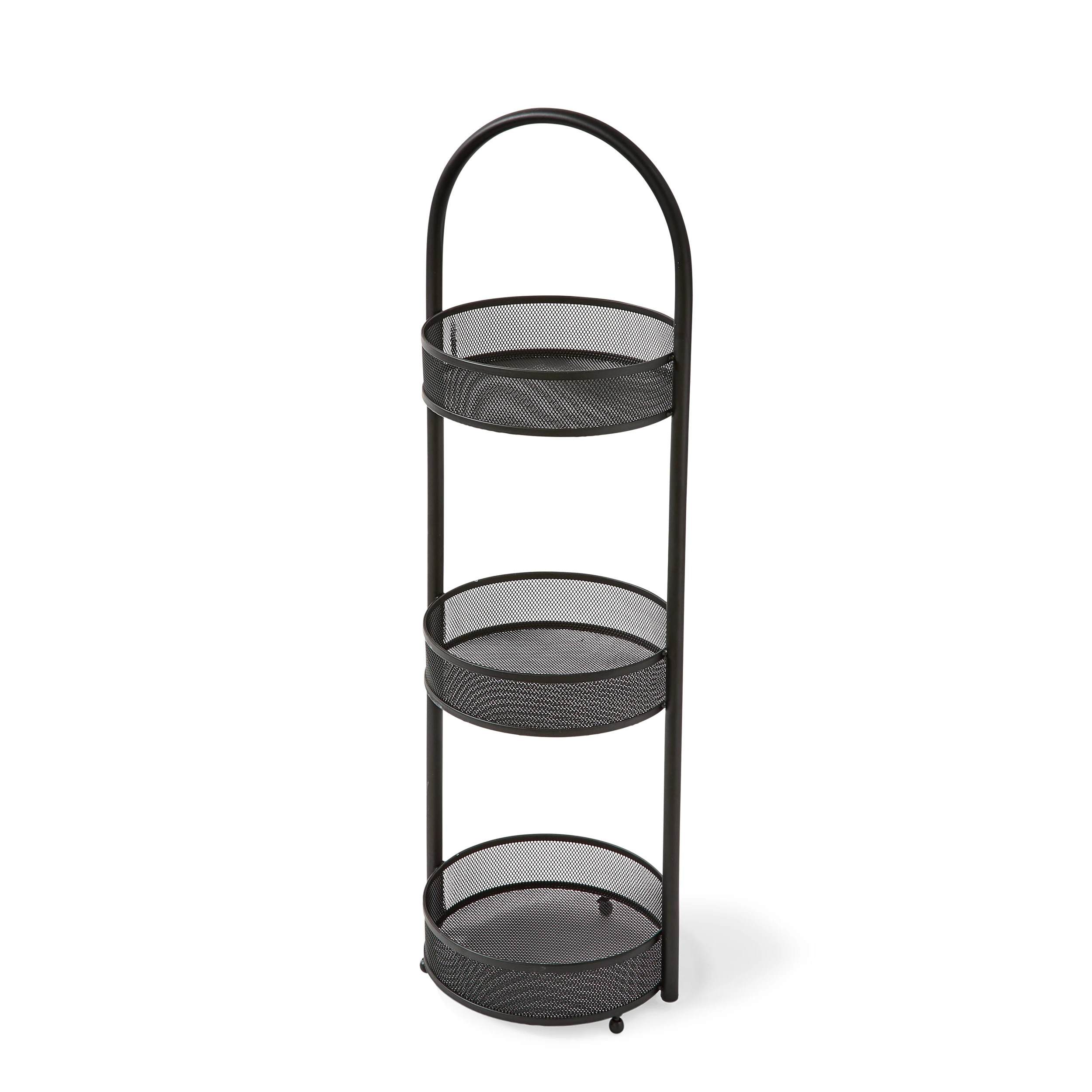 3 3 Tier Floor Caddy - Black, 3 of 7
