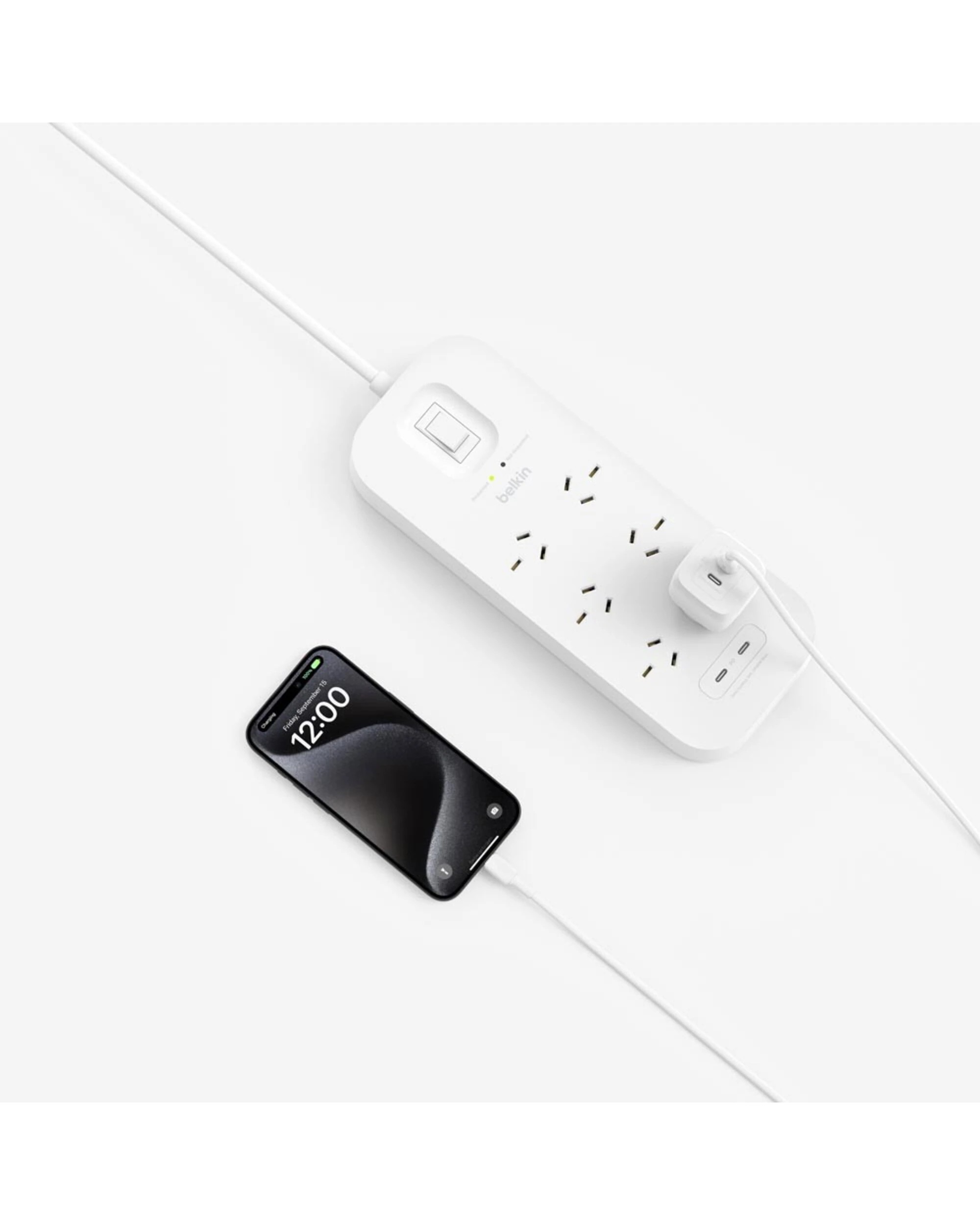 3 Belkin - Connect 6-Outlet 2 USB Surge Protector, 3 of 5