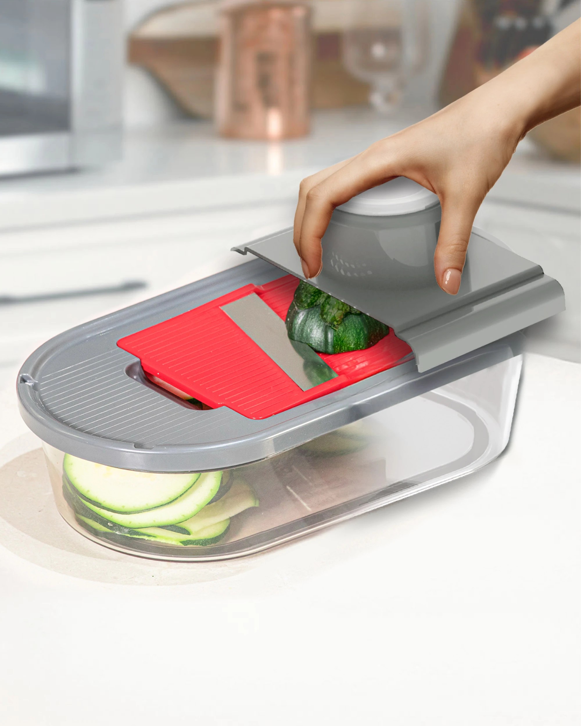 5 Global Shop Direct Chopzilla All-In-One Multi-Functional Food Preparation Tool Chop Dice Slice Grate Vegetables, 5 of 7