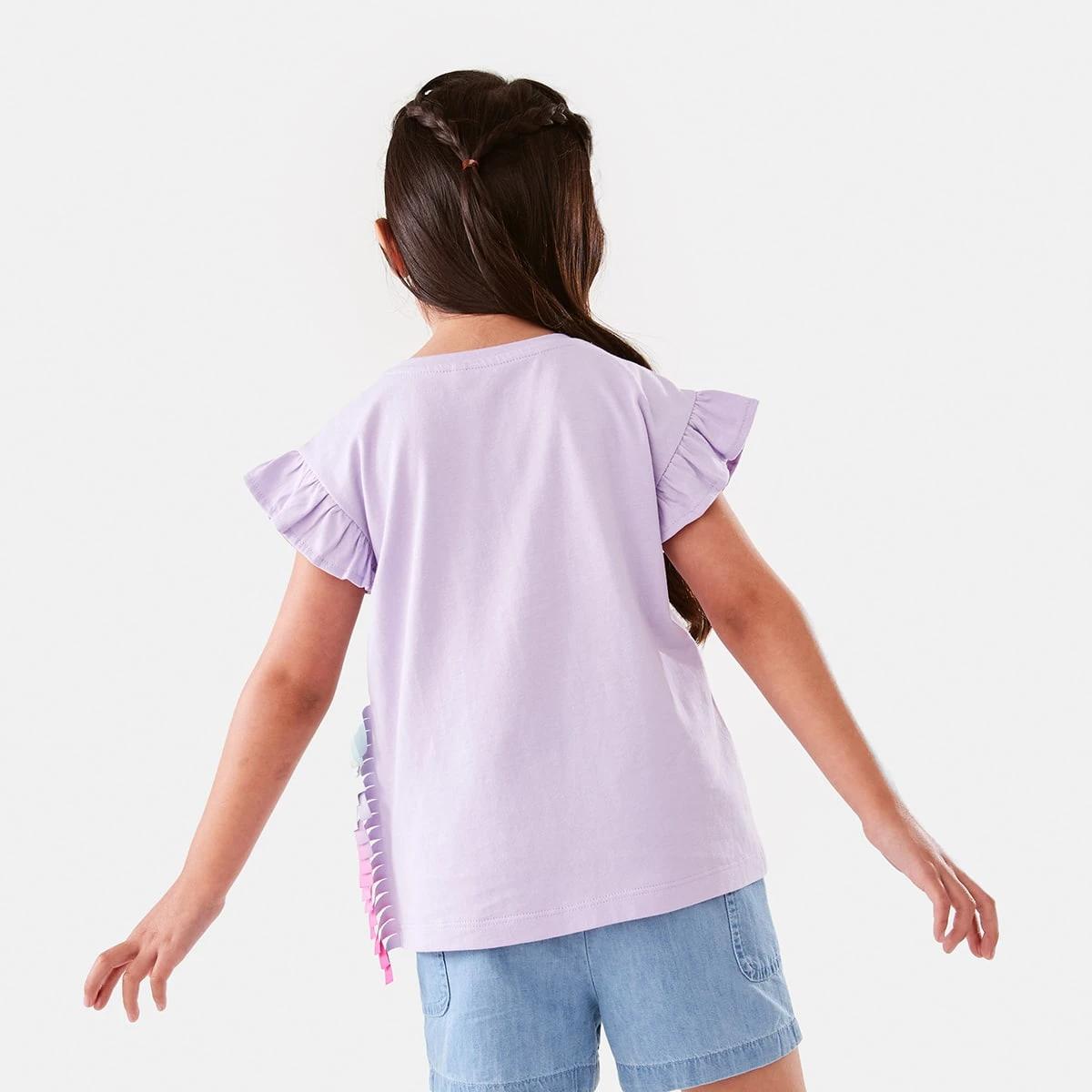 2 Novelty Fringe T-shirt Ppl Unicrn, 2 of 9