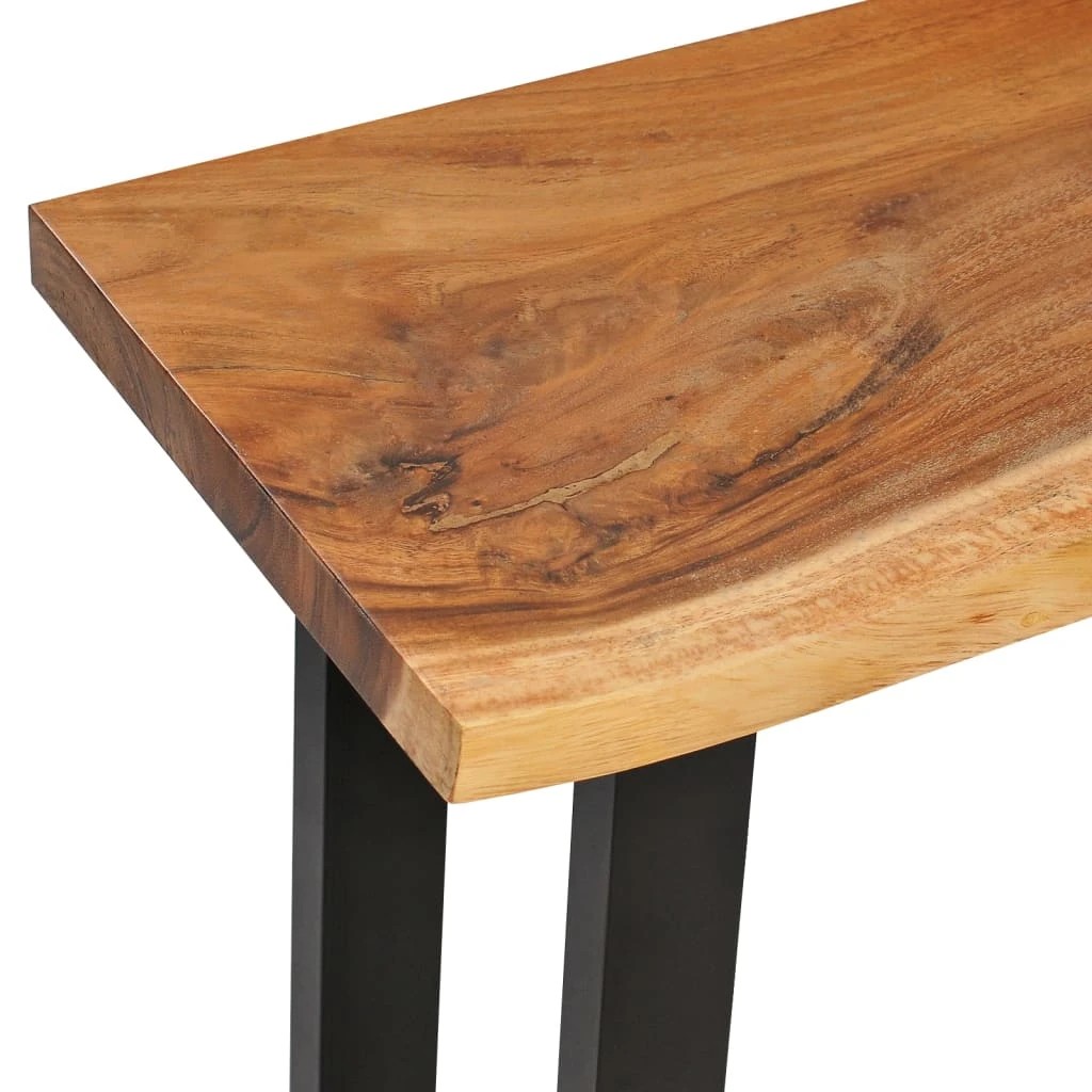 3 vidaXL Console Table Solid Suar Wood - Brown, 3 of 6