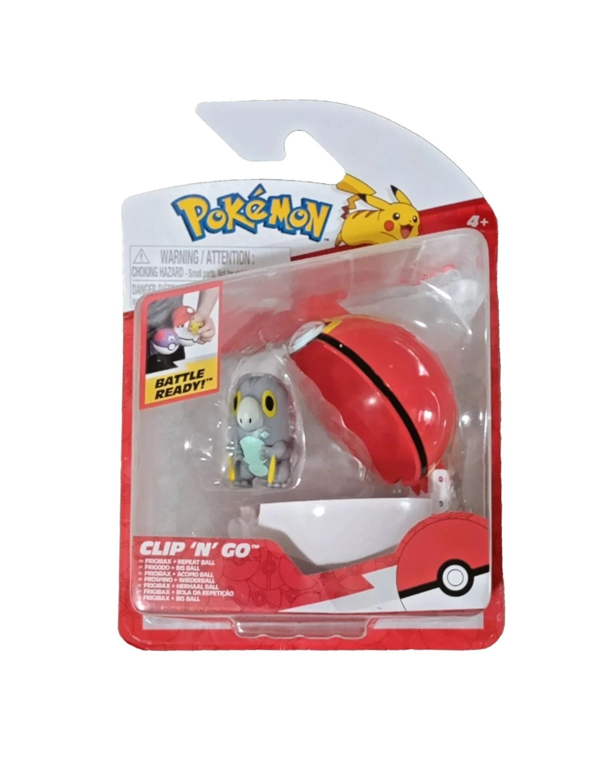 1 Pokemon Clip 'N' Go Frigibax + Repeat Ball, 1 of 1