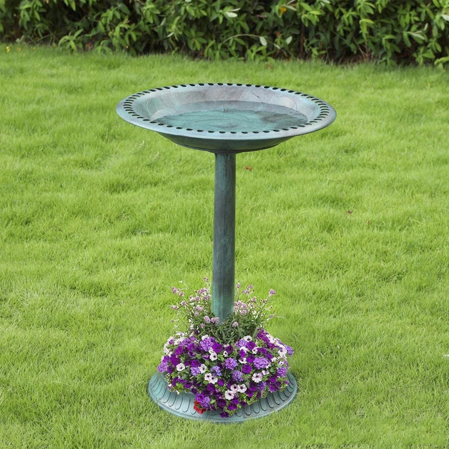 3 Petbro Birdbath Water Bowl Bird Bath Feeder Station Outdoor Pedestal Garden Decor Art, 3 of 10