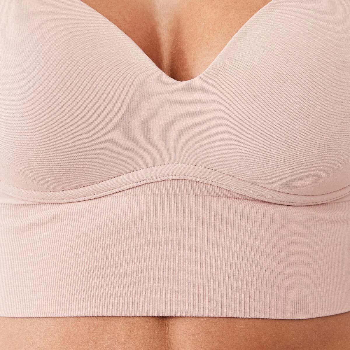 6 Long line Plunge Bra MISTY MAUVE, 6 of 6