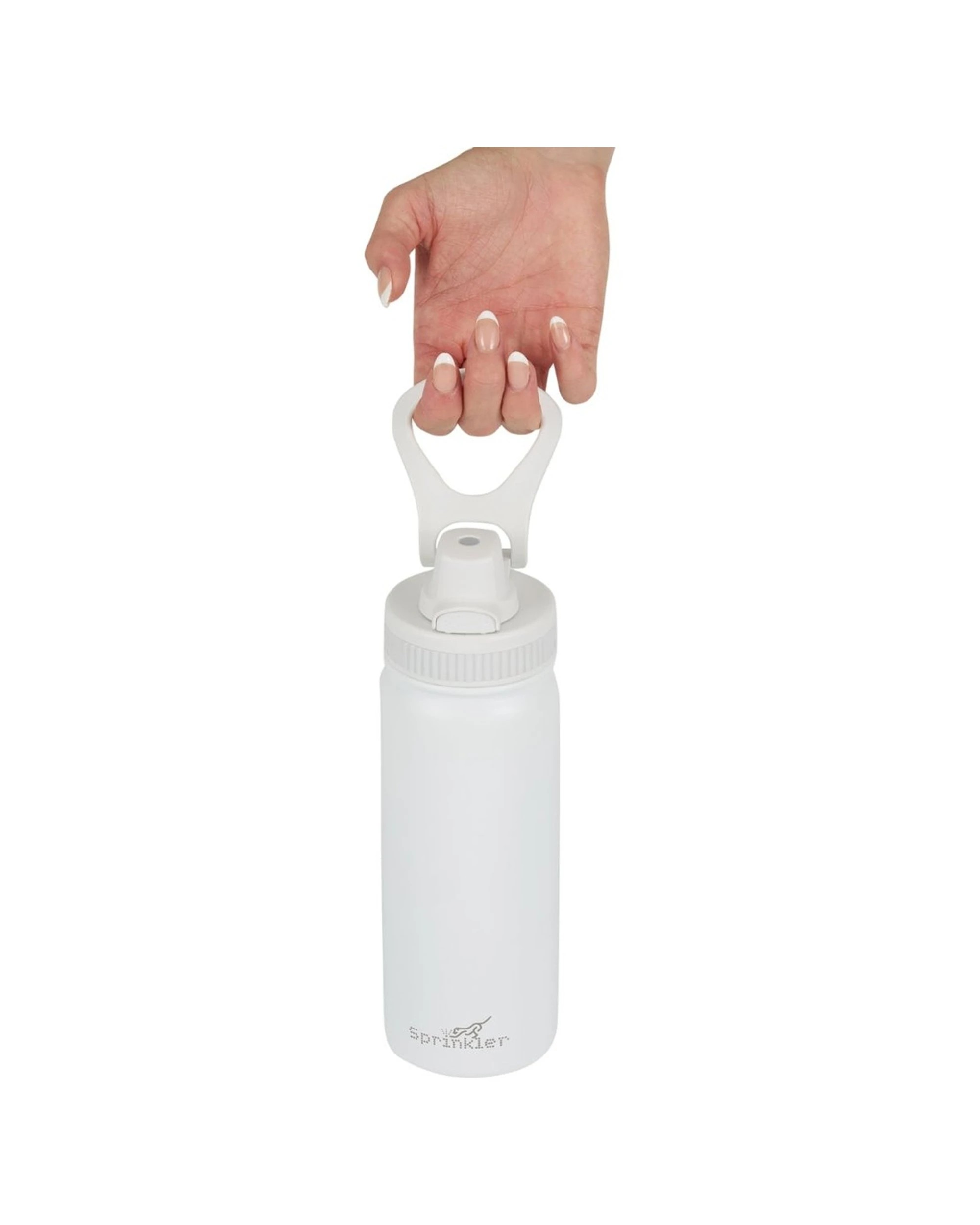 4 Sprinkler Alfie Bottle 550ml Vacuum Insulated Leakproof Portable - White, 4 of 4