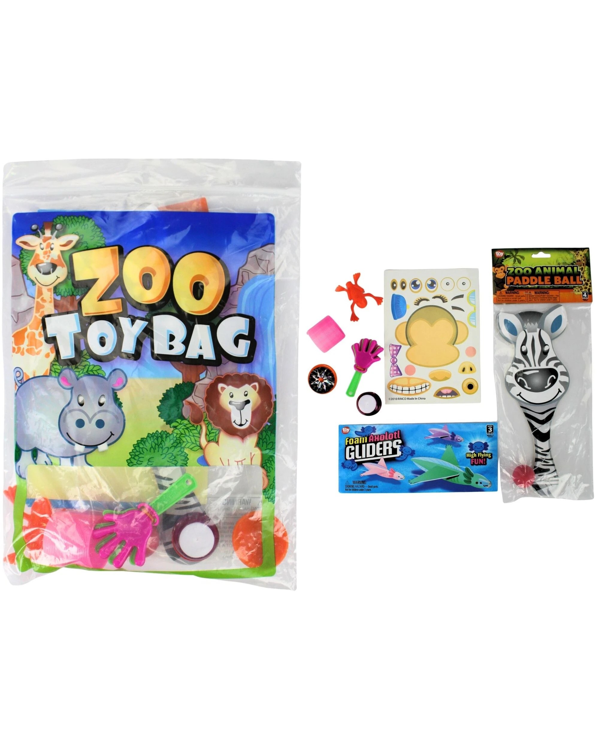 1 Partyrama Zoo Animals Favour Pack, 1 of 4