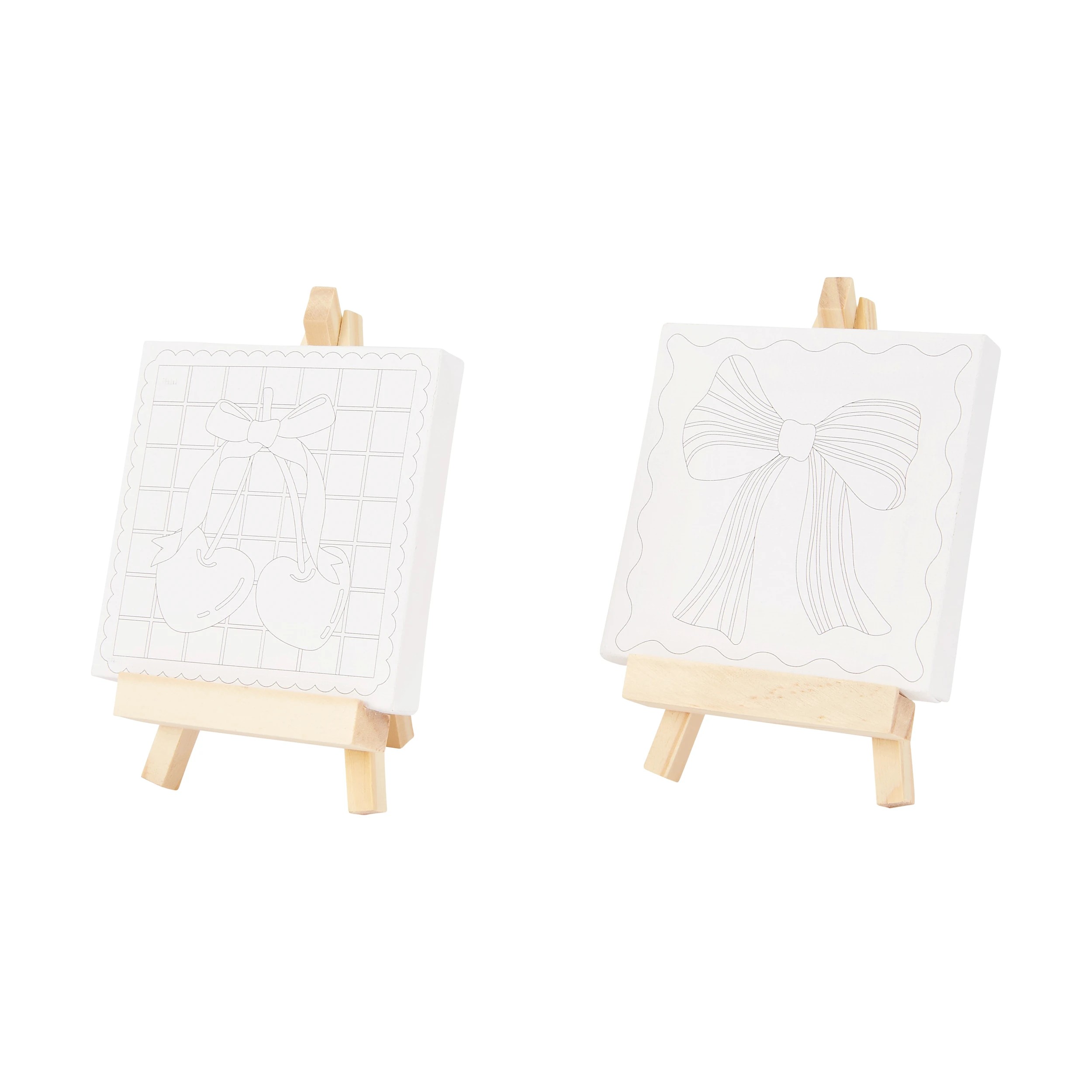 3 Paint Your Own Canvas and Easel Set, 3 of 4
