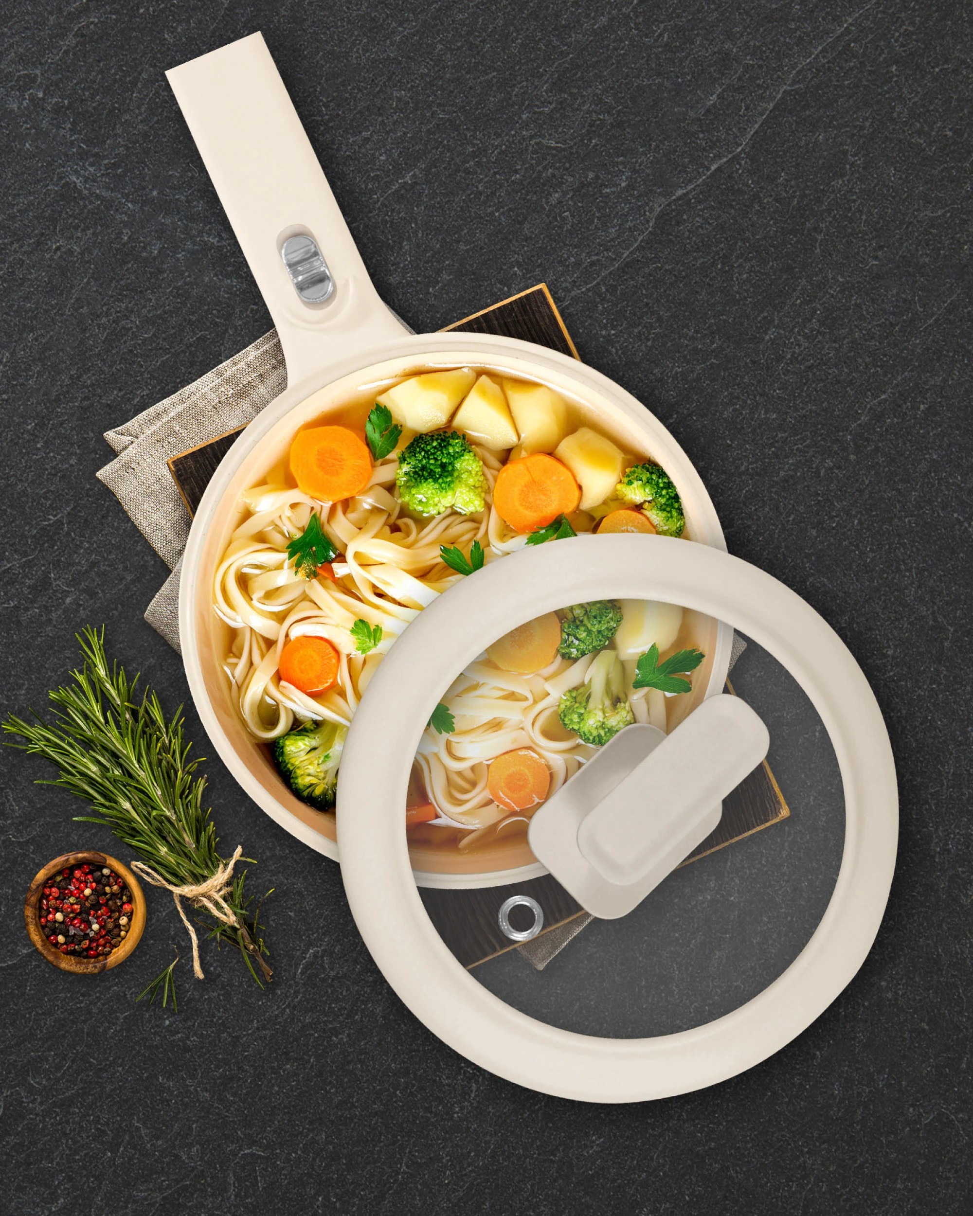 4 Global Shop Direct CeraPro Electric Cooker 2.5L Multi-Purpose Portable Electric Cooker and Hot Pot, 4 of 9