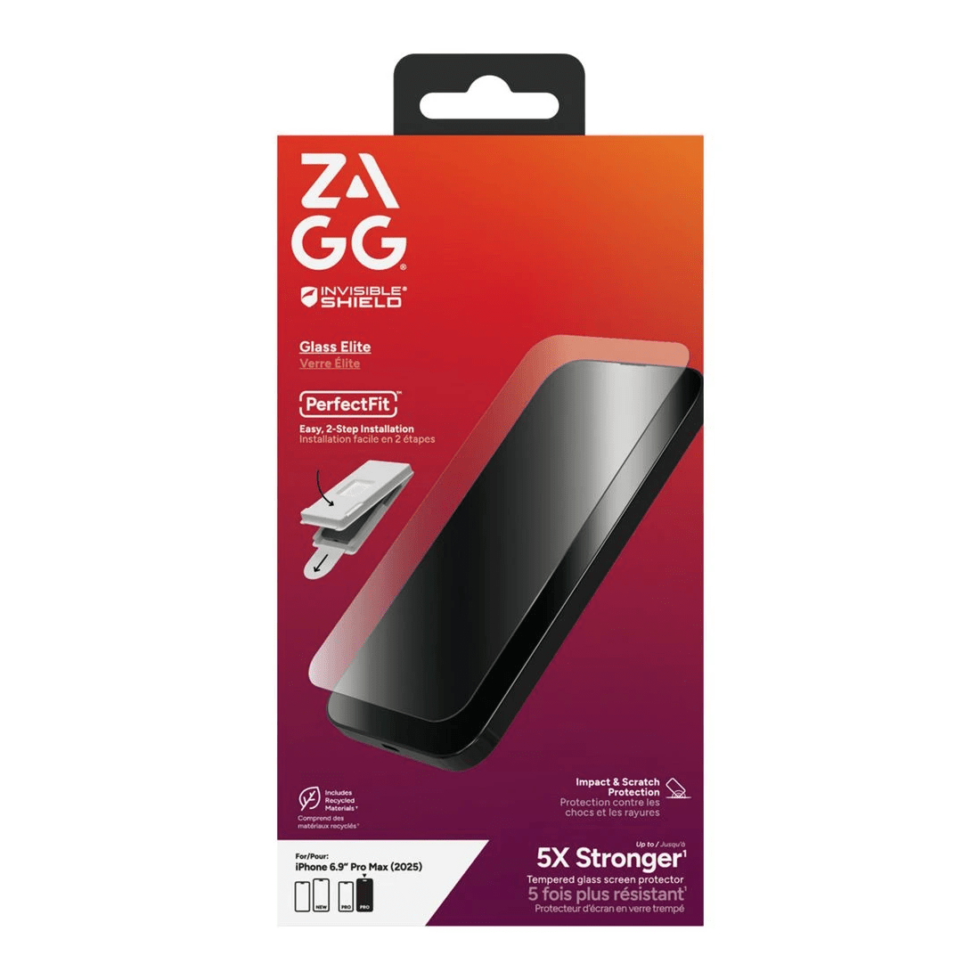 1 ZAGG InvisShield Elite Screen Protector iPhone 17 Pro Max, 1 of 3