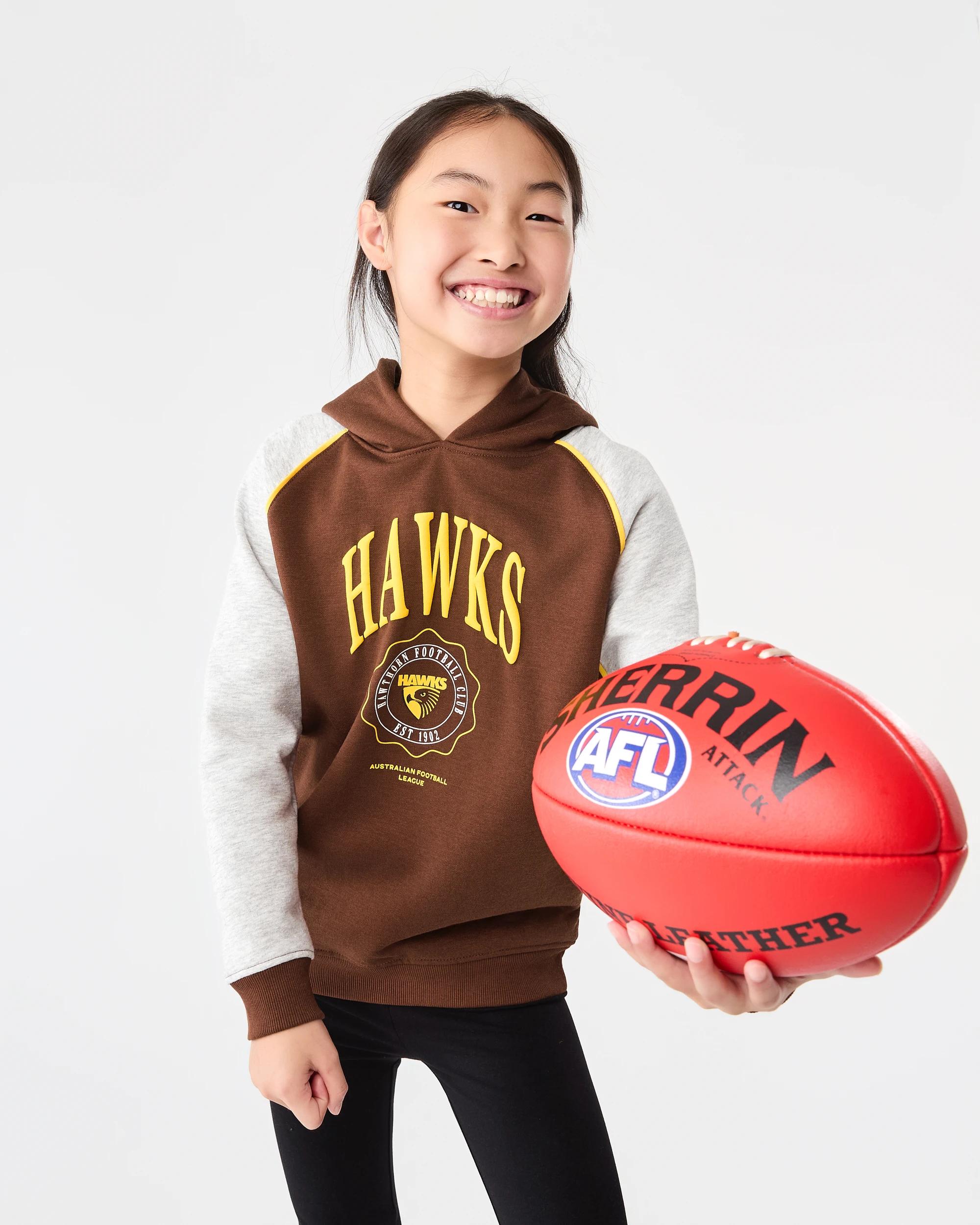 1 Official AFL Kids Hoodie Hawthorn, 1 of 6