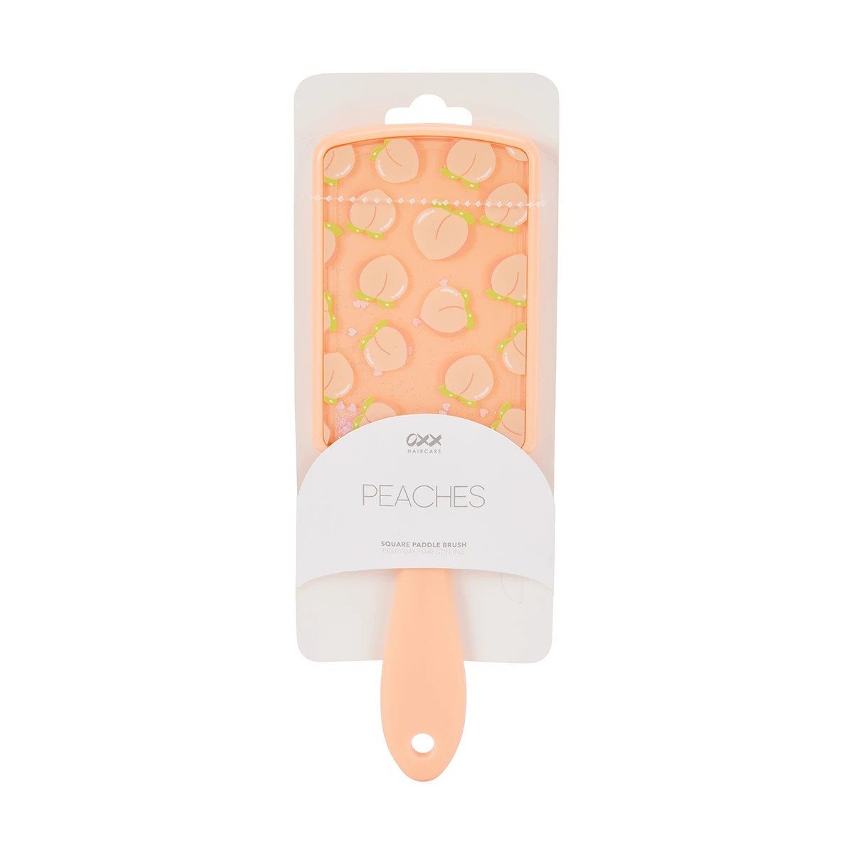 6 OXX Haircare Square Paddle Brush - Peaches, 6 of 6
