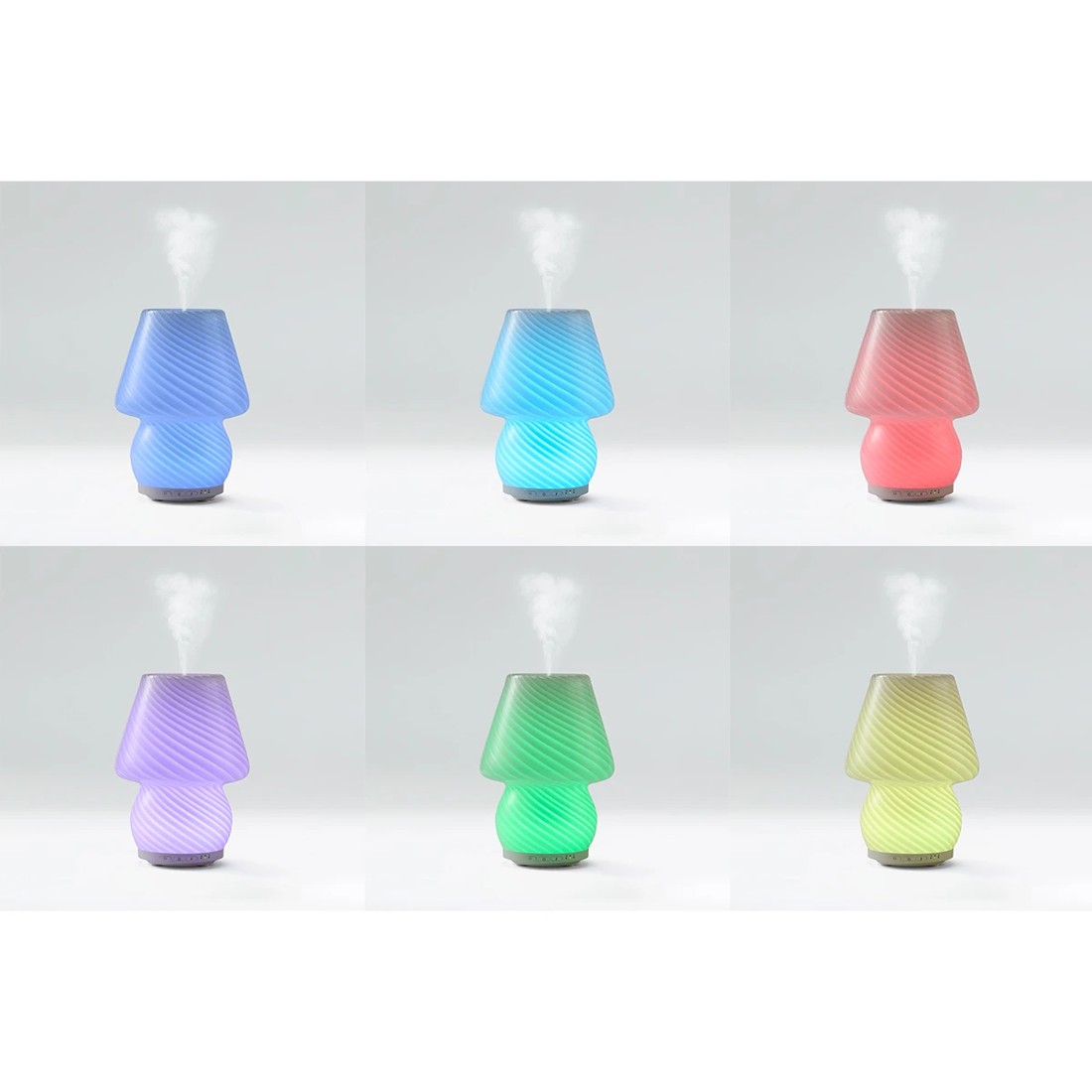 8 Glass Mushroom Swirl Diffuser, 8 of 10