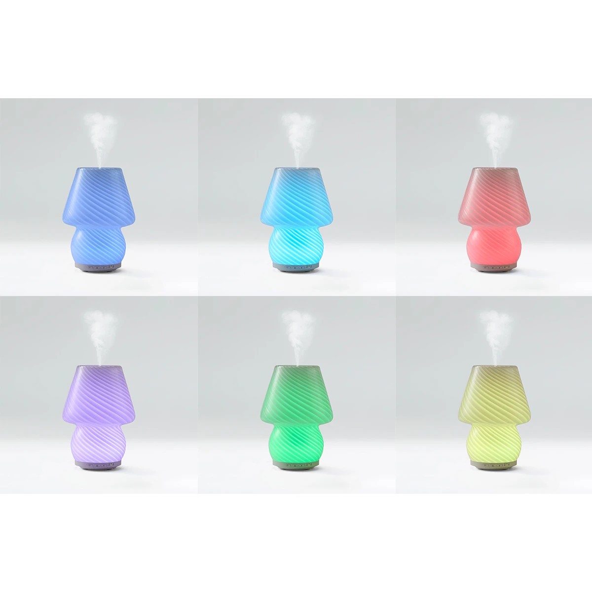 8 Glass Mushroom Swirl Diffuser, 8 of 10