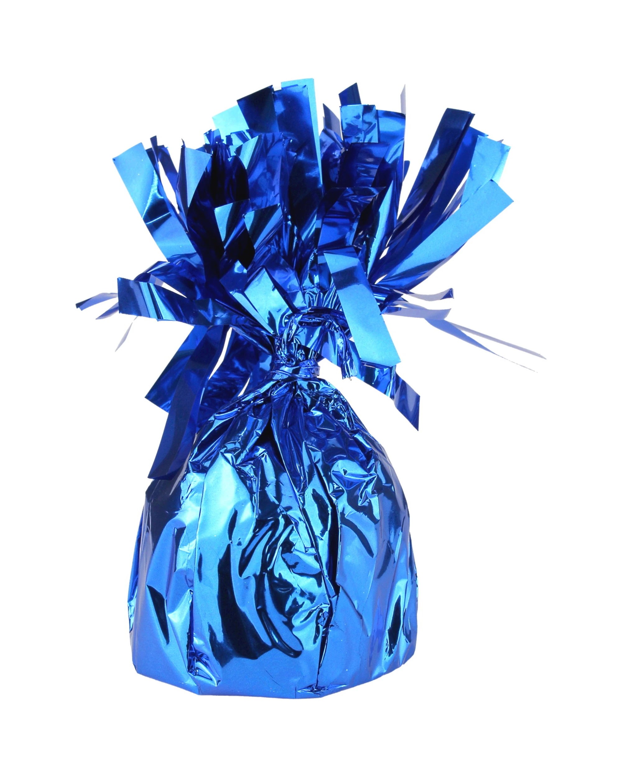 1 Partyrama Metallic Royal Blue Foil Balloon Weight 11cm - Blue, 1 of 1