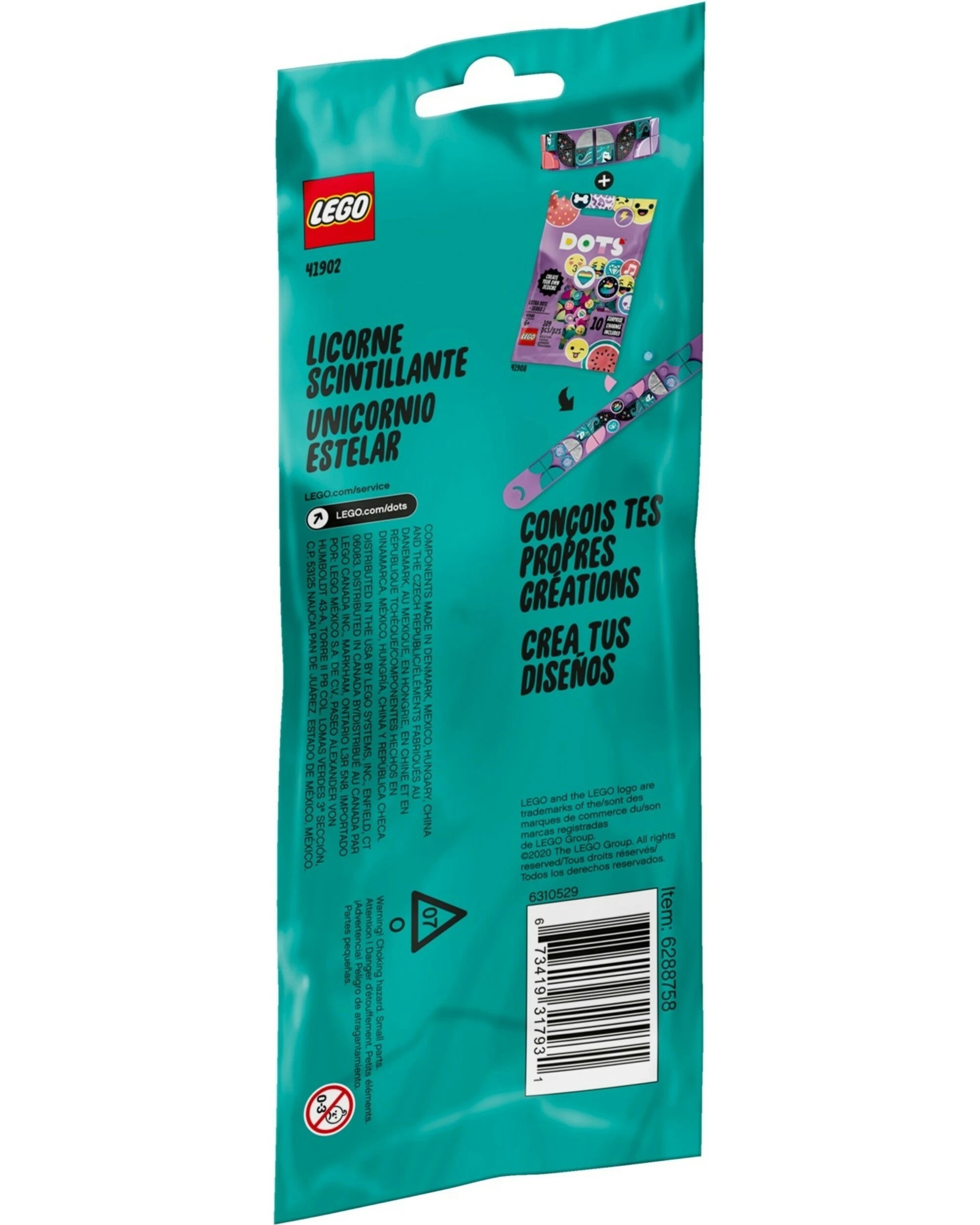 2 LEGO 41902 Sparkly Unicorn Bracelet DIY Jewelry Making Kit, 2 of 2