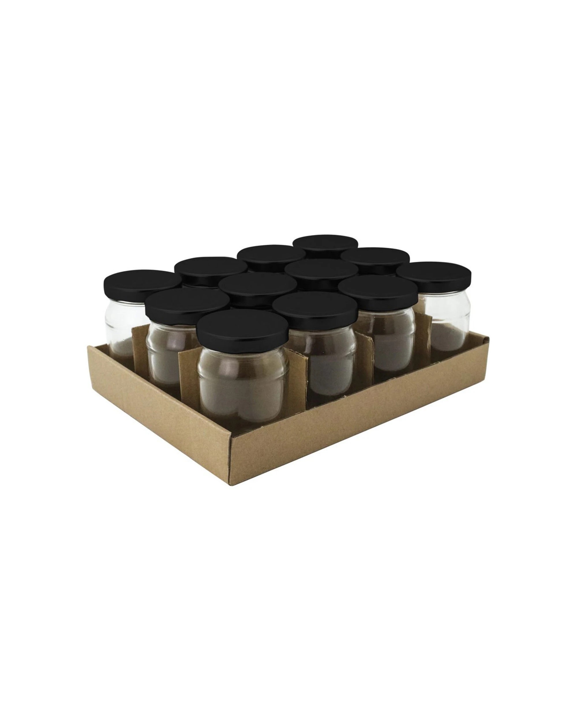 1 12pk Lemon Lime Verona 150ml Jars Kitchen Storage Canister Container Jar Clear - Clear, 1 of 3